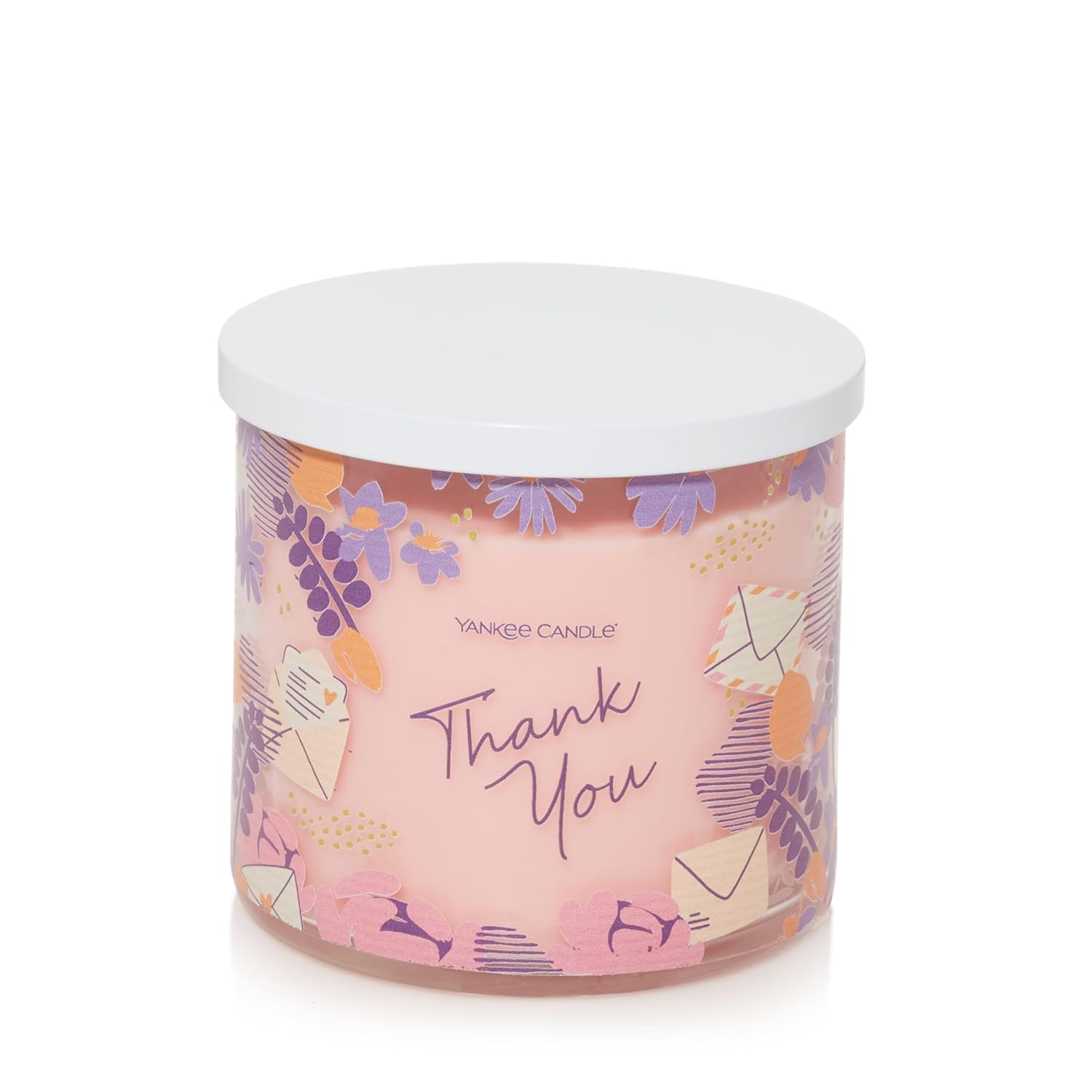 Yankee Candle Thank You 3-Wick Candle, Pink Sands, 14.5 oz.