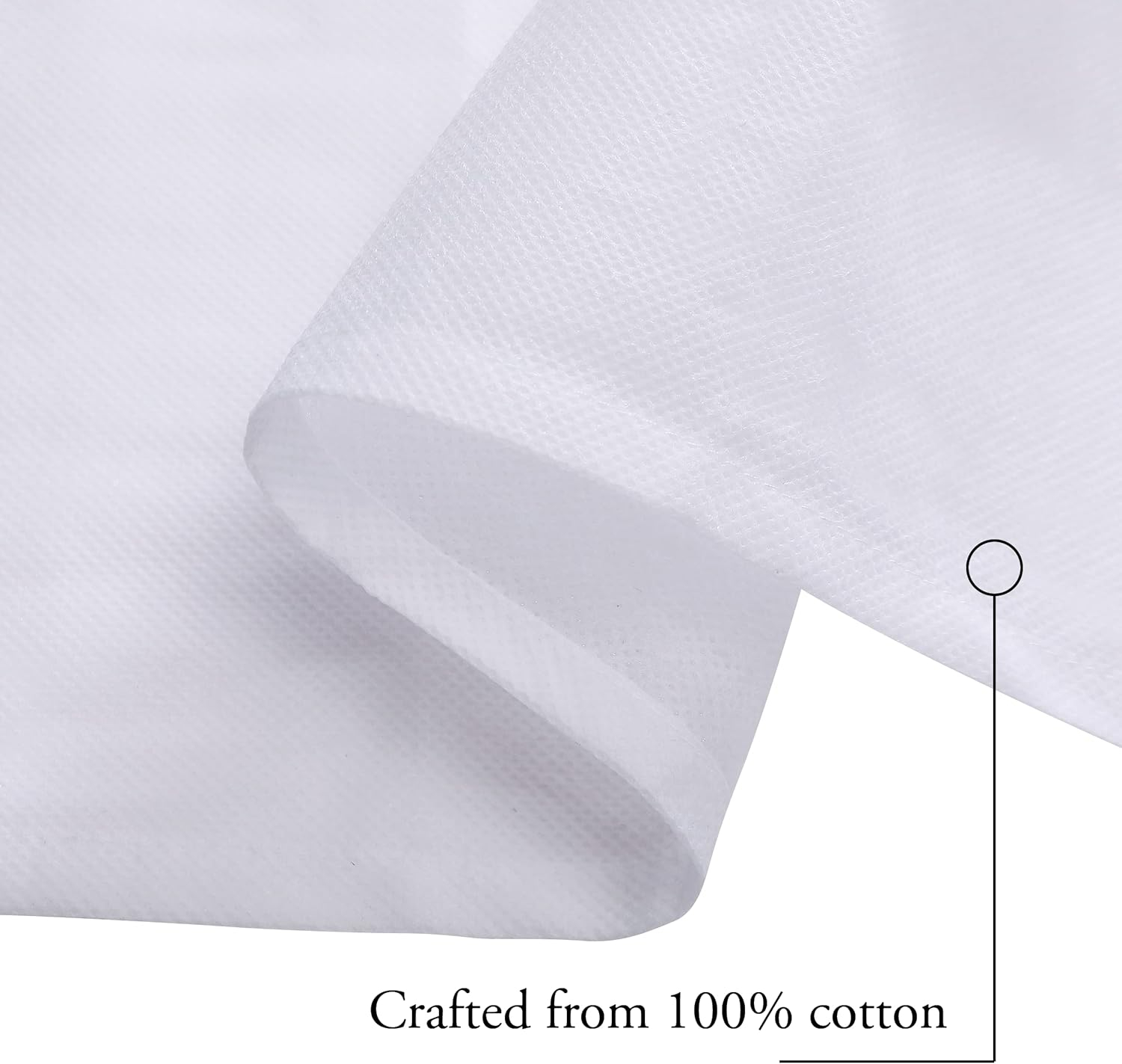 Belles & Whistles Double Voile Ruffled Bed Skirt Dust Ruffle, Cotton Layered, 15" Drop Length, Queen, White