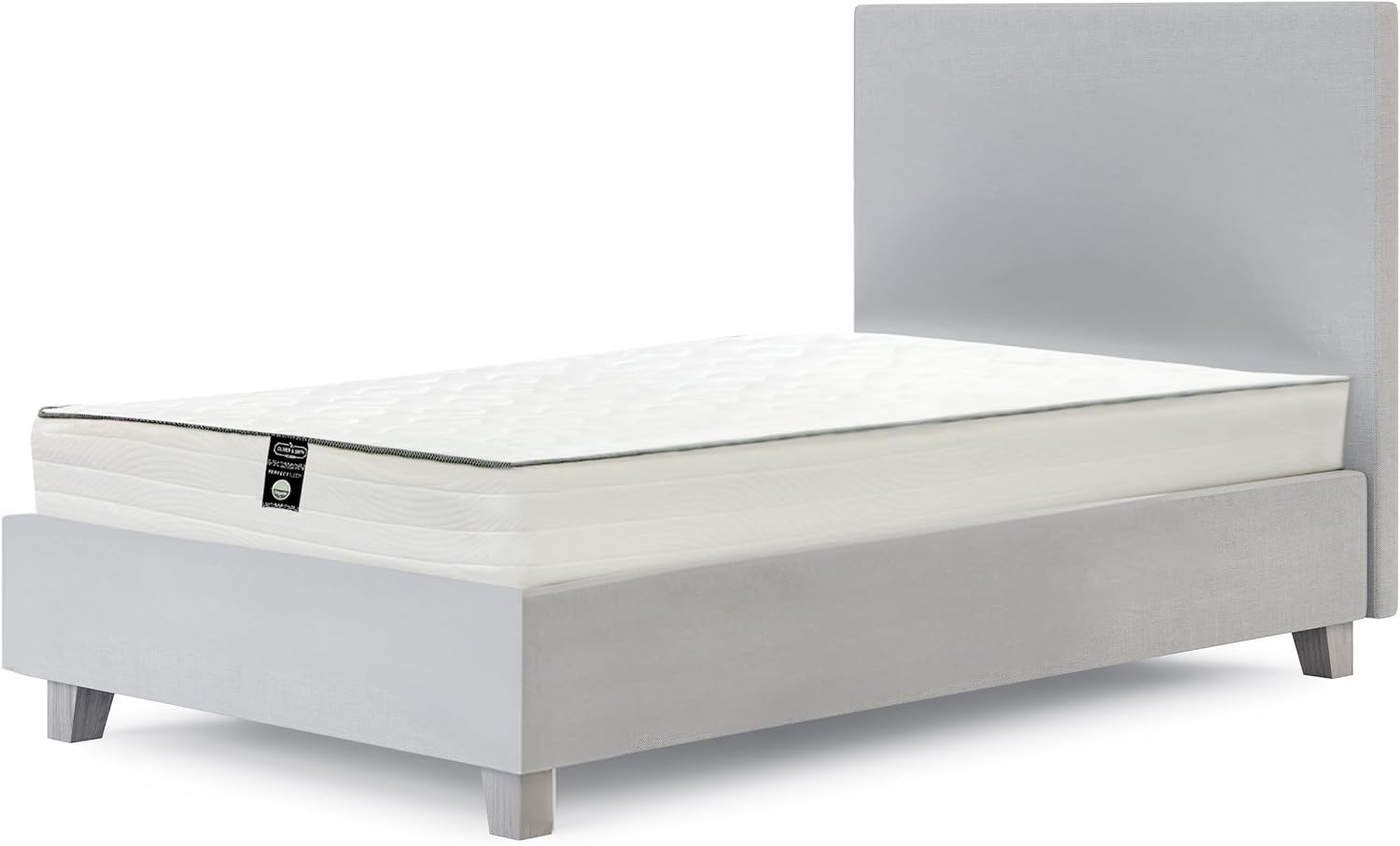 Full Size Mattress - 12 Inch Cool Memory Foam & Spring Hybrid Mattress with Breathable Cover - Comfort Tight Top - Rolled in a Box - Oliver & Smith