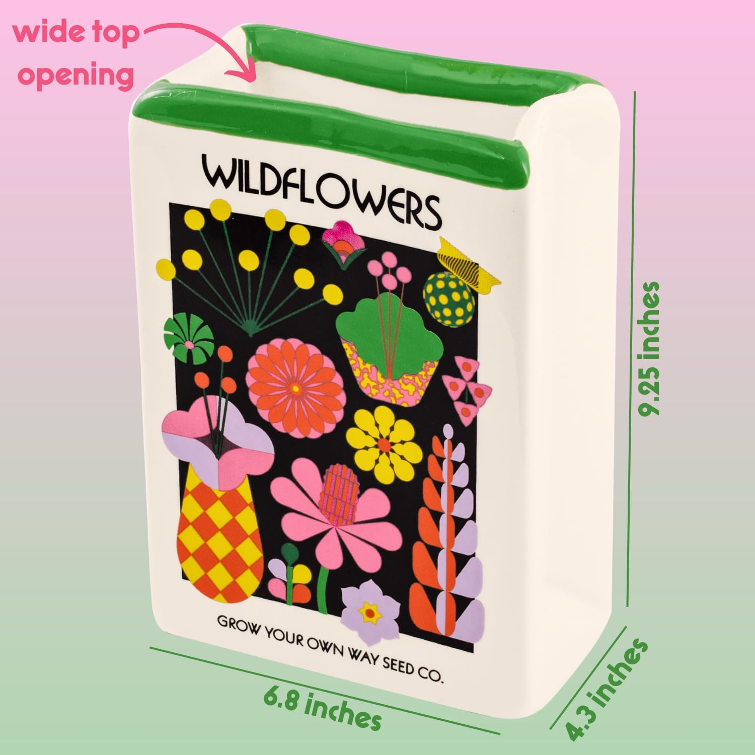 ban.do Vase, Wildflower Seeds