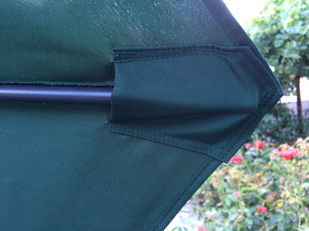 10ft 6 ribs Replacement GREEN STRONG AND THICK Umbrella Canopy (Canopy Only) GREEN-106