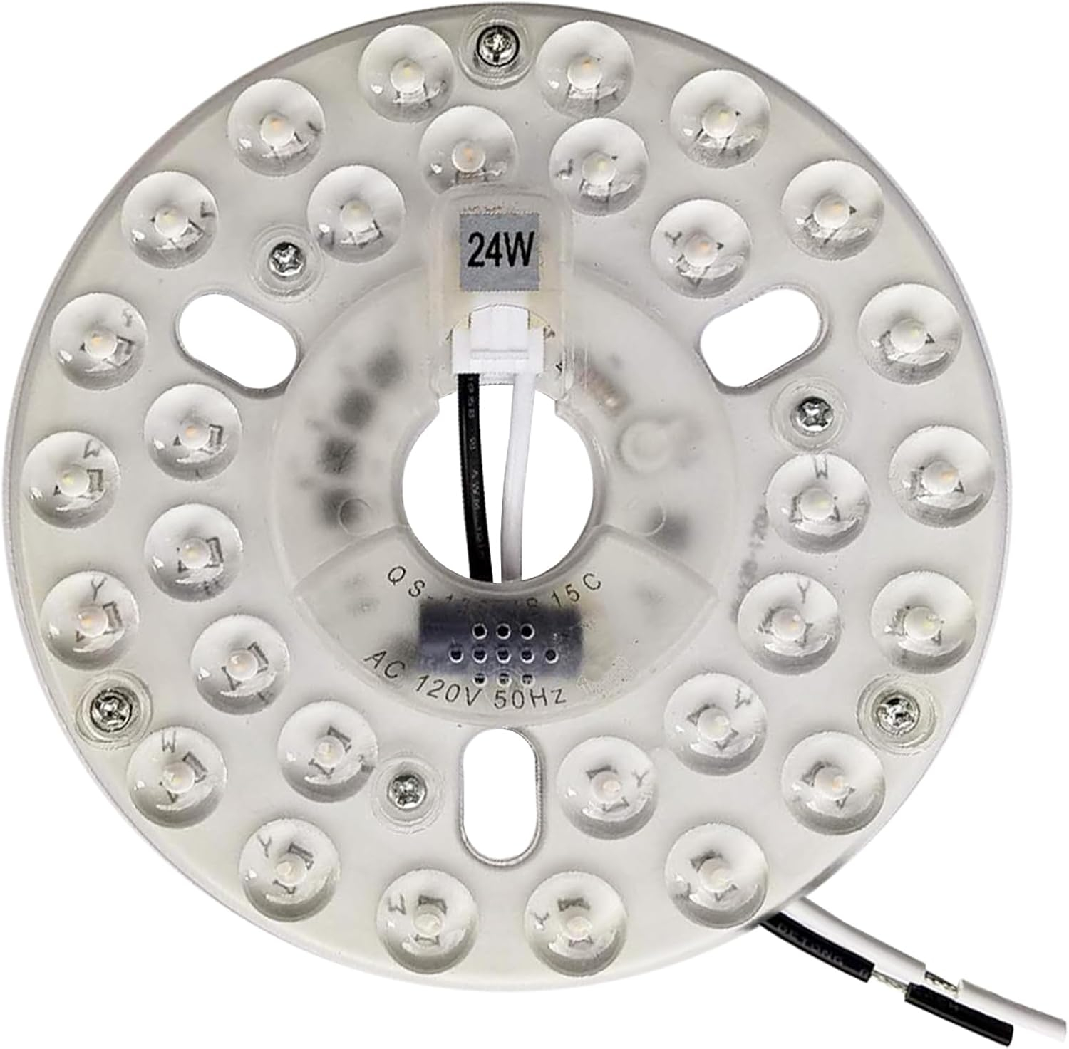 24W 5.3" LED Ceiling Fan Light Kit Replacement LED Light Board Panel,Retrofit LED Light Engine with 3 Color Temperature Memory Function