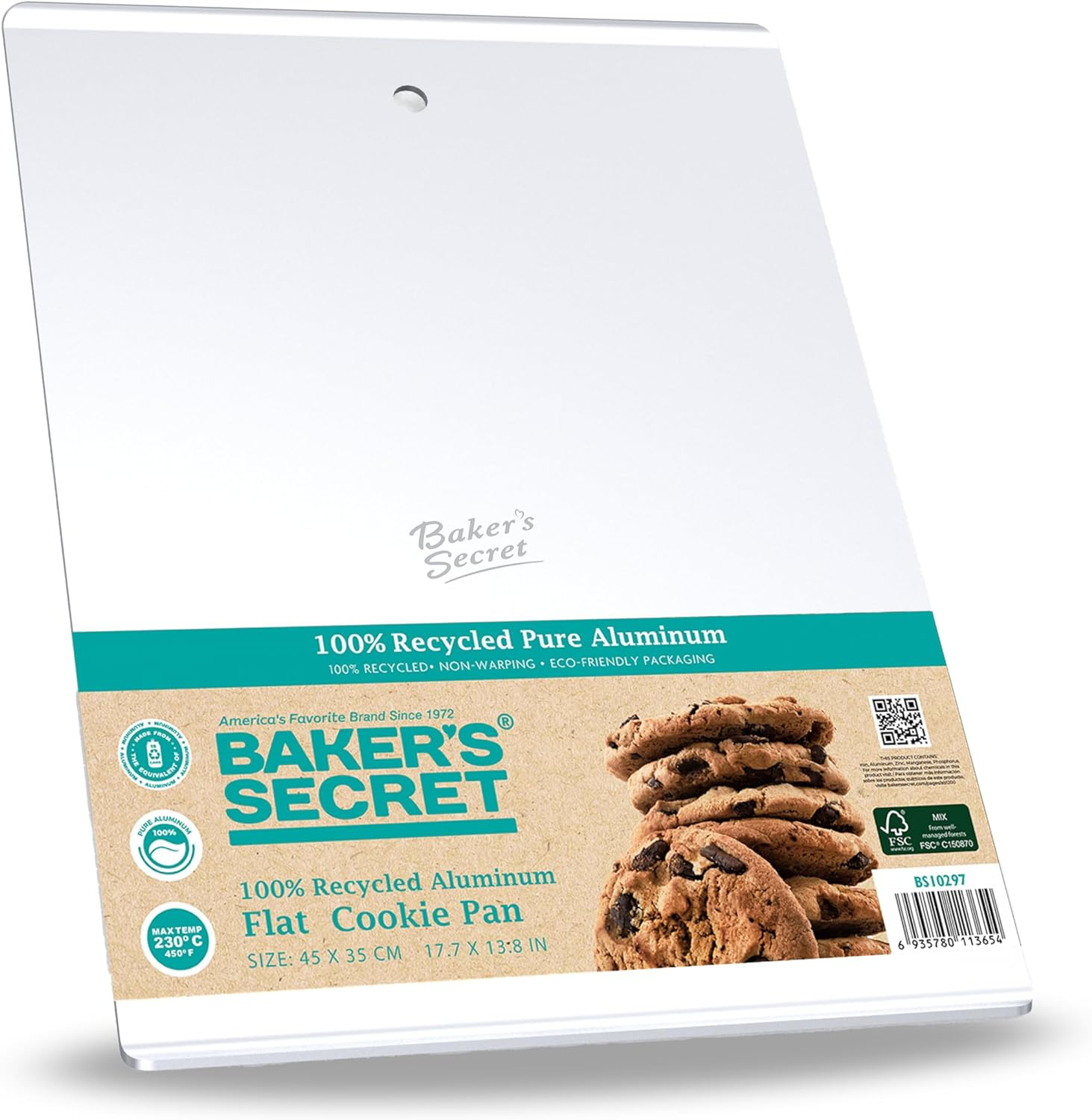 Commercial Grade Natural Pure Aluminum Cookie Sheet Extra Thick