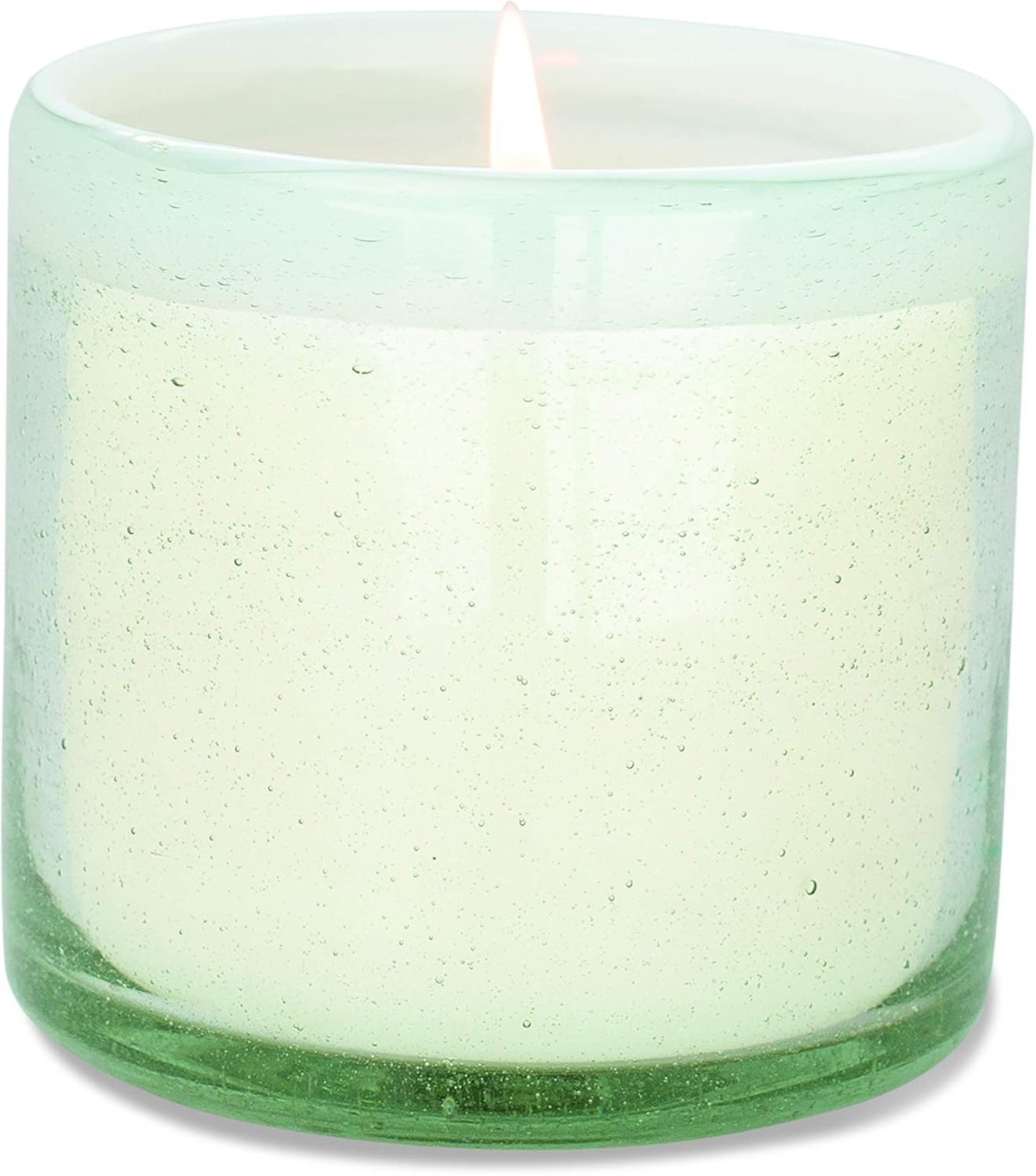 Paddywax Scented Candles Coastal La Playa Collection Artisan Candle in Hand-Blown Glass, 9 Ounces, Amber + Coconut