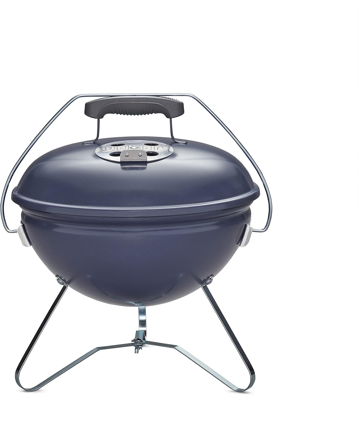 Slate Blue 14-Inch Portable Charcoal Kettle Grill