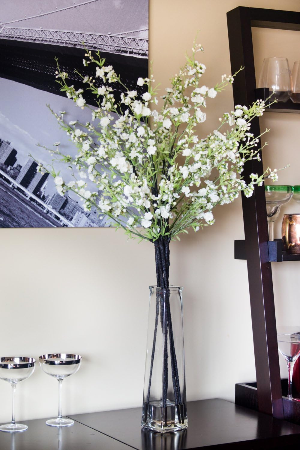 HomeStock Tribal Treasures With Vase Silk Flower Arrangement