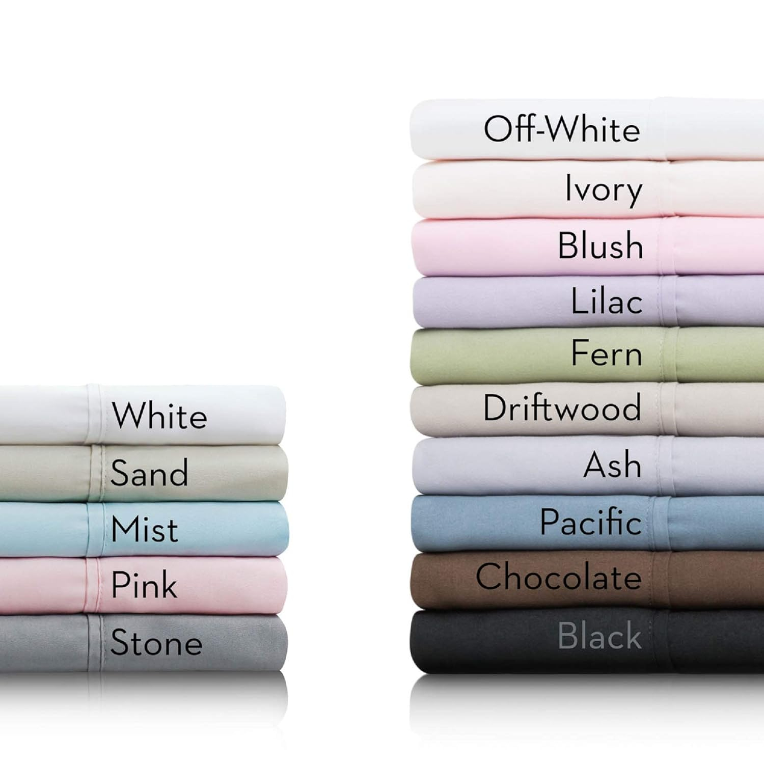 MALOUF Double Brushed Microfiber Super Soft Luxury Bed Sheet Set - Wrinkle Resistant - RV/Short Queen Size - White