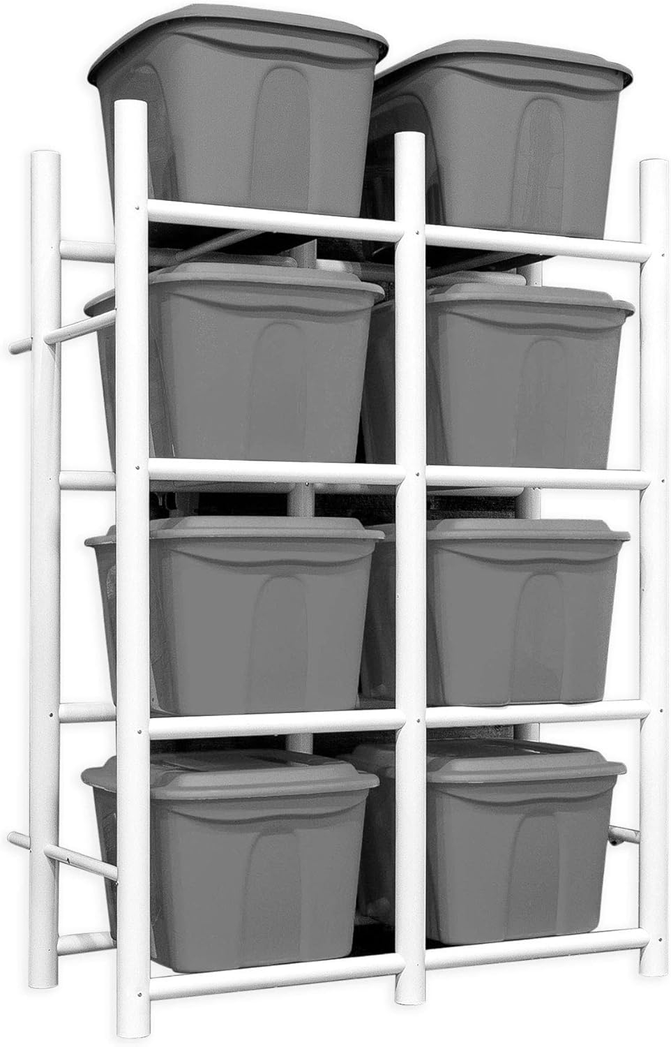 32 Gal. Bin Warehouse Rack 8 Tote