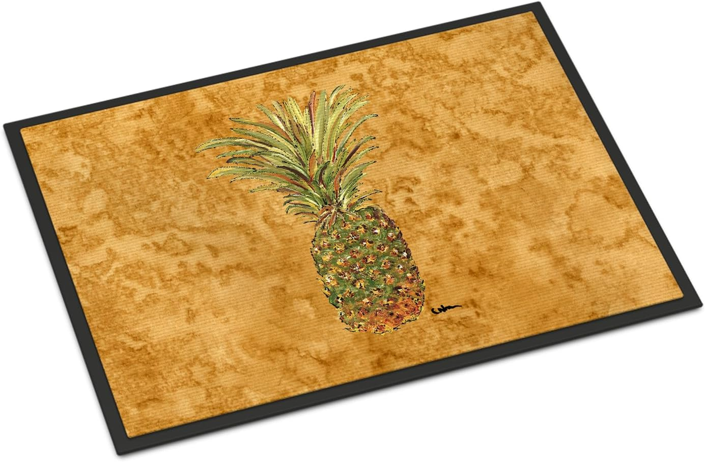 Carolines Treasures 8654JMAT Pineapple Doormat 24x36 36"L x 24"W multicolor