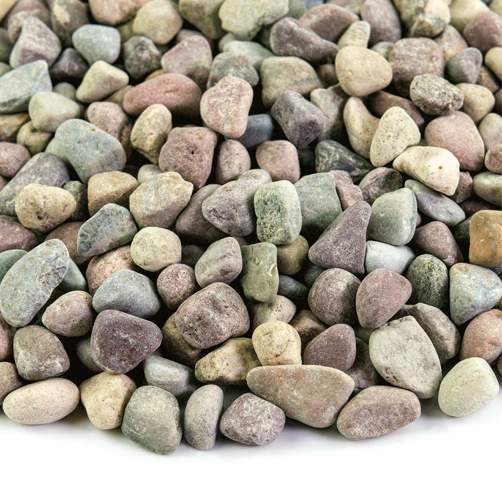 Landscape Rock & Pea Gravel, Decorative Garden Stones for Landscaping 3/8"