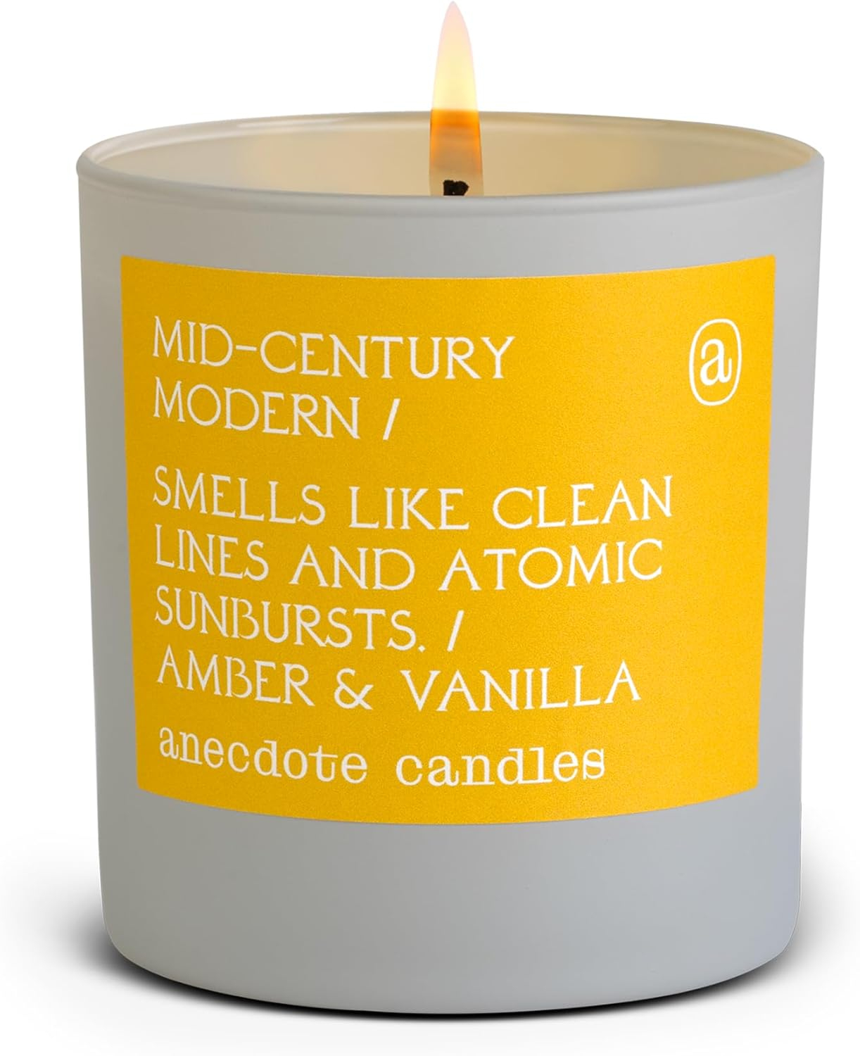 Mid-Century Modern Amber & Vanilla Soy Tumbler Candle