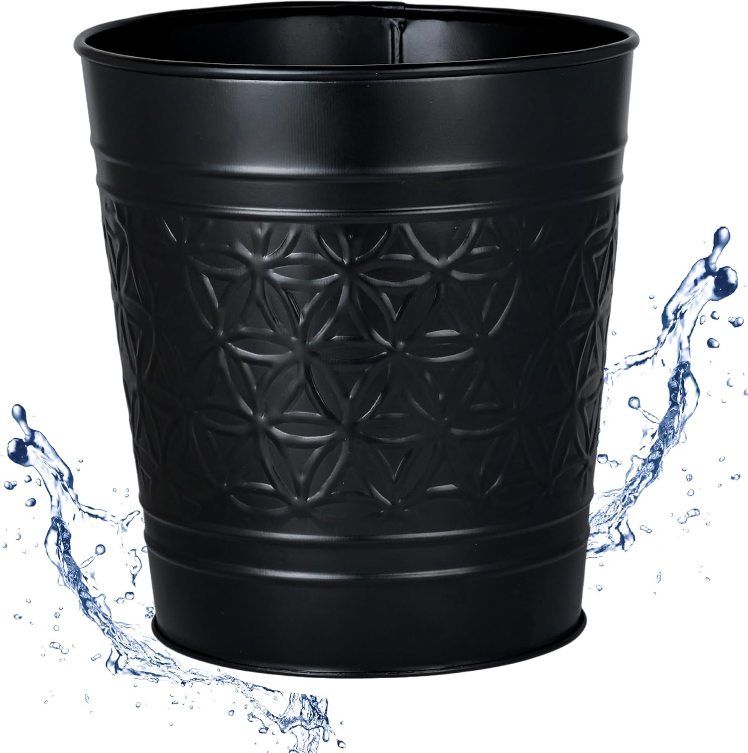 Alley Metal Open Waste Basket - 1.7 Gallons