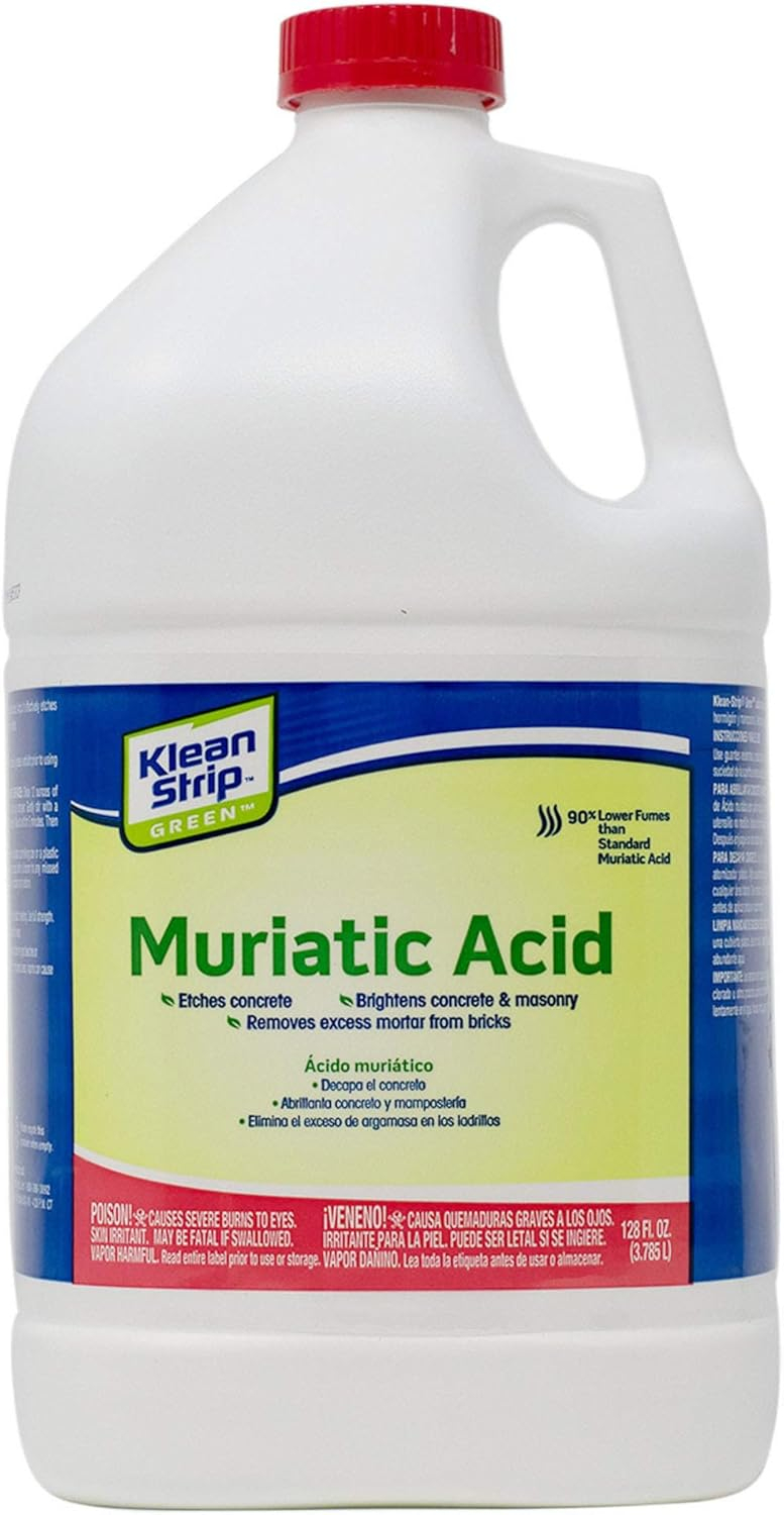 Klean Strip Green Gallon Muriatic Acid for Concrete and Masonry