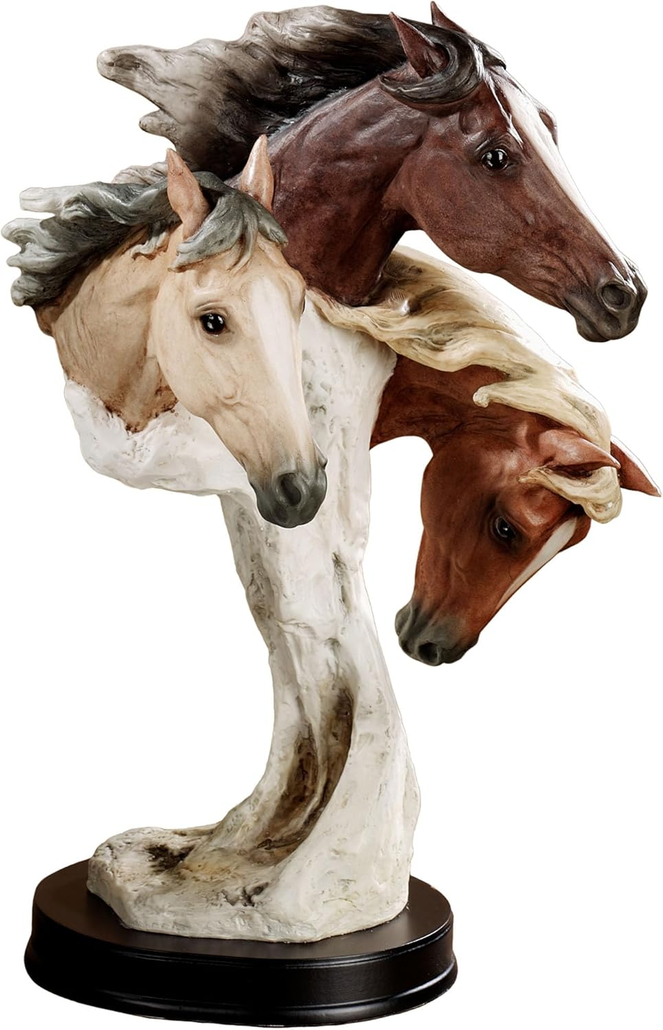 Wild at Heart Horse Sculpture Earth Tones 16 Inches Tall