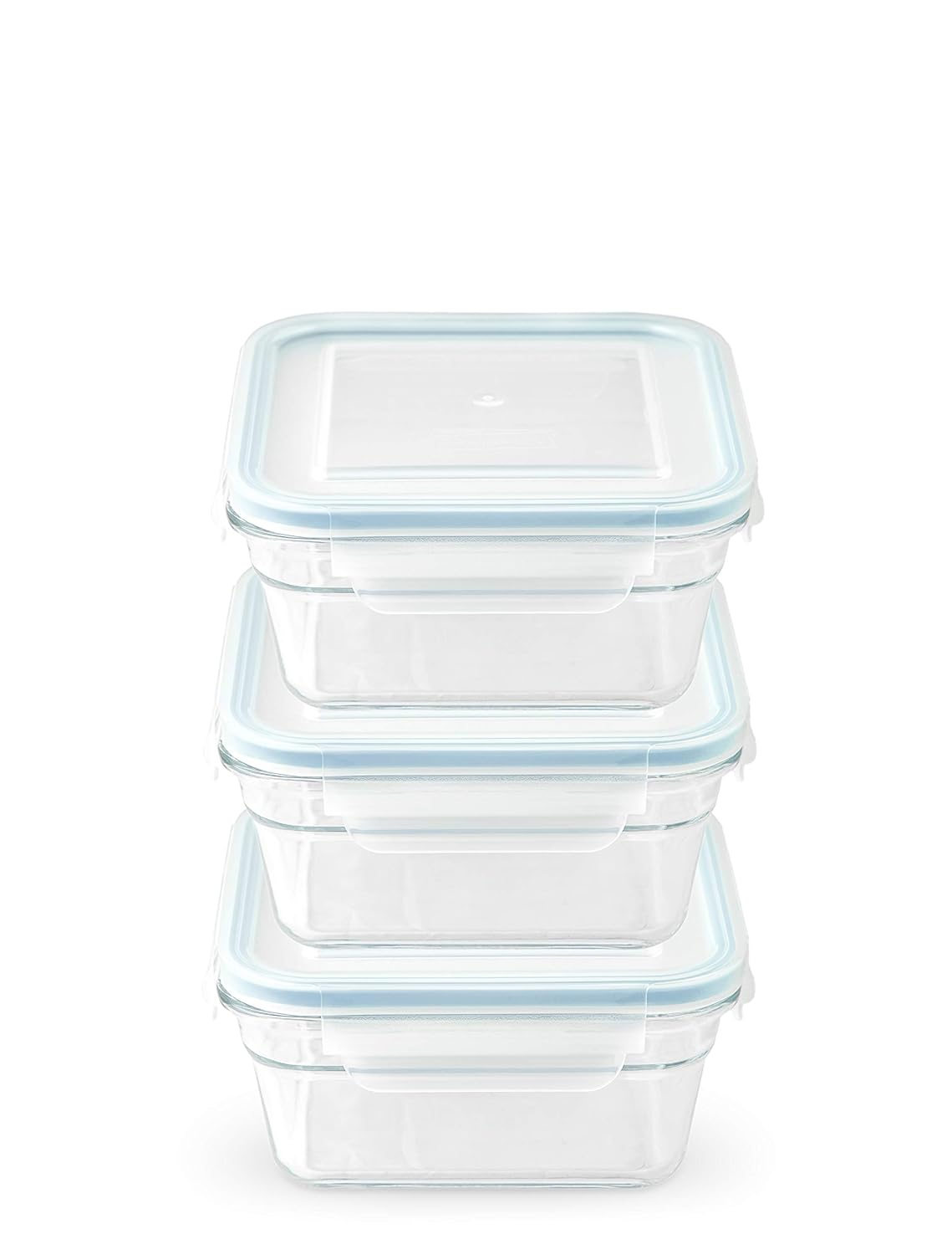 Glasslock Glass Food Storage - Set of 3 Containers and 3 Lids (Set of 3)