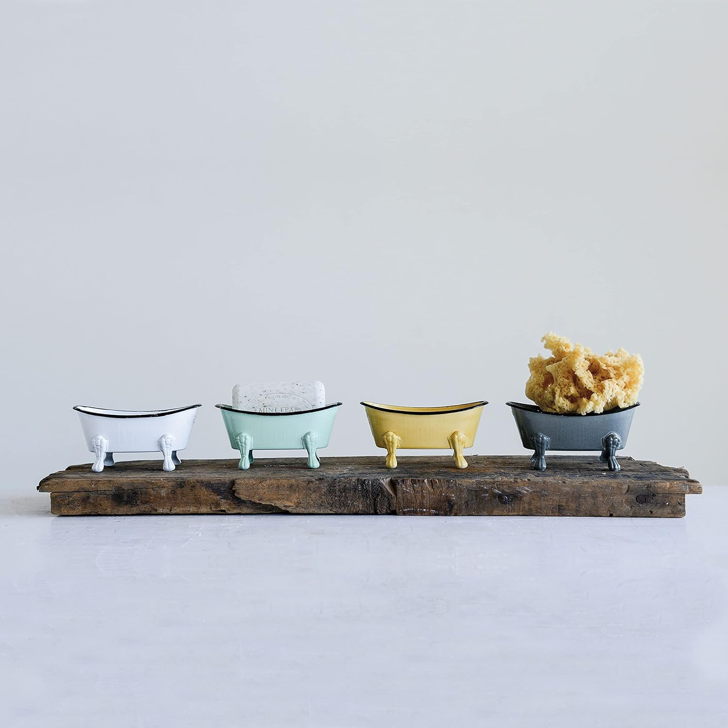 Desert Fields Metal Bathtub Soap Dishes (Set of 4 Colors)