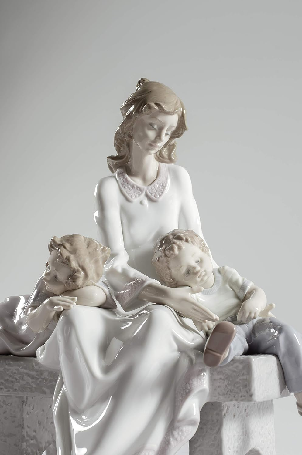 Pastel Gloss Porcelain 'Afternoon Nap' Figurine by Antonio Ramos