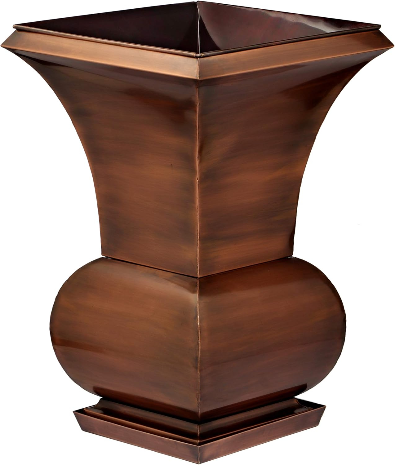 H Potter Tall Planter Large Outdoor Copper Decorative Planters Indoor Flower Garden Urn