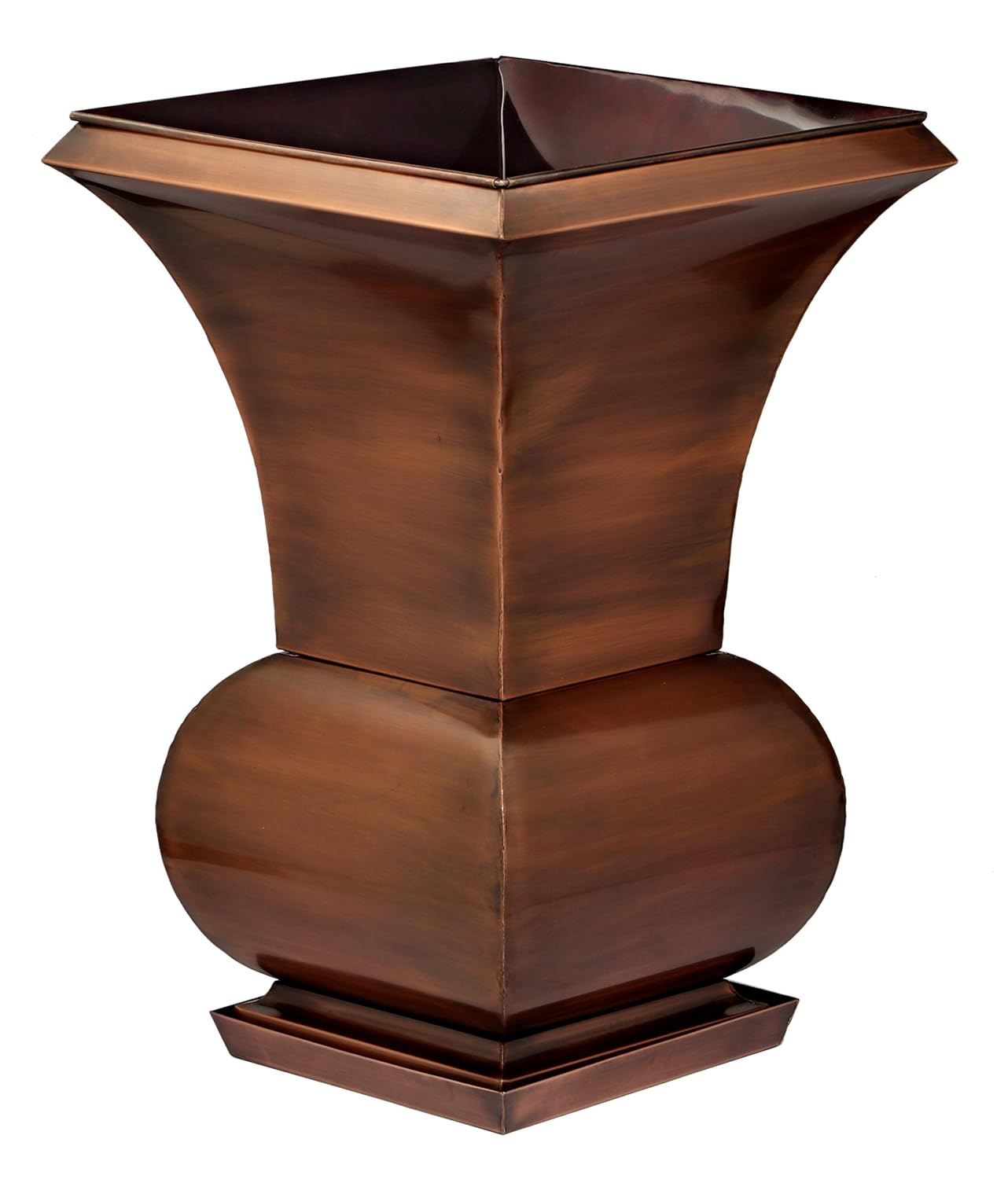 H Potter Tall Planter Large Outdoor Copper Decorative Planters Indoor Flower Garden Urn