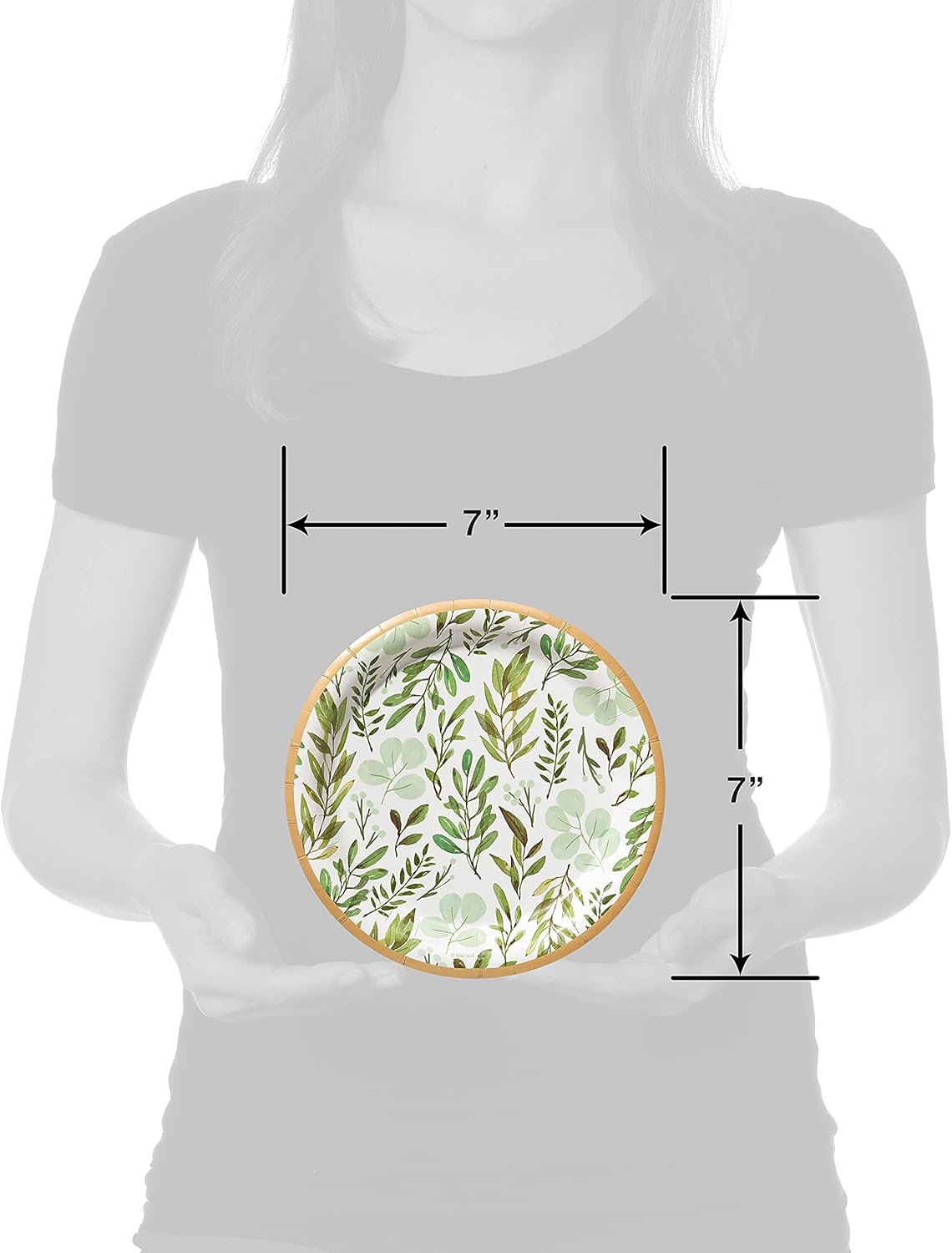 American Greetings Wedding or Bridal Shower Party Supplies, Dessert Plates (36-Count)