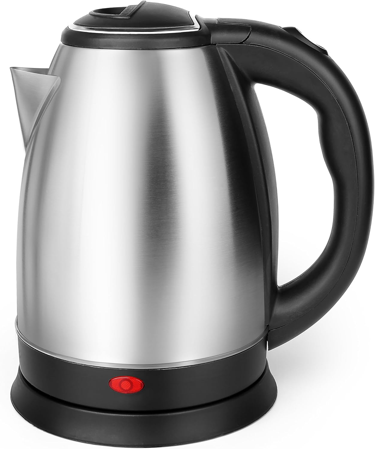 Stainless Steel Electric Tea Kettle, Electric Kettles for Boiling Water, 1.8L Electric Kettle, Cordless Water Boiler with 360 Degree Rotational Base, Automatic Shut Off, 1000W, Silver