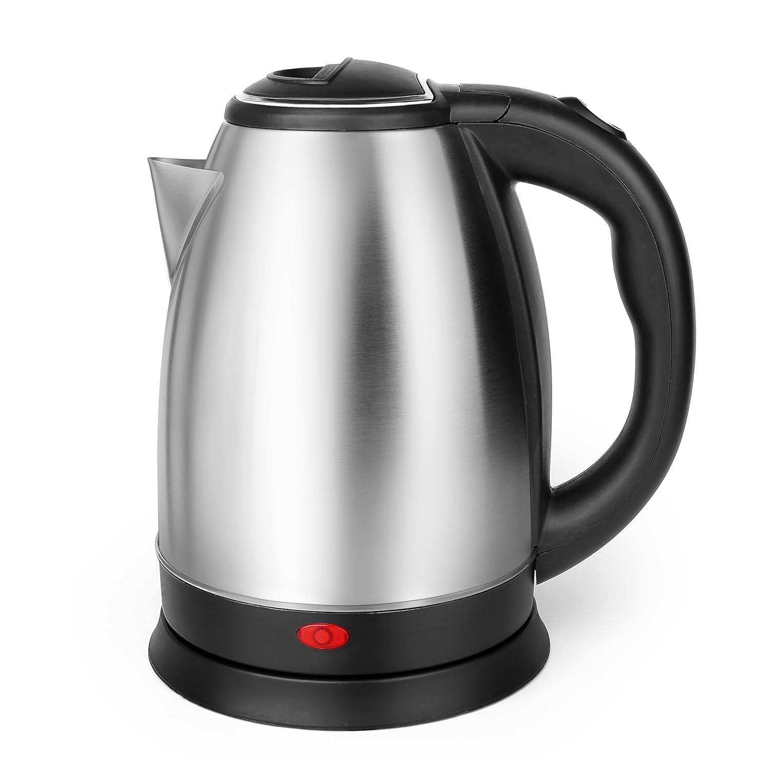 Stainless Steel Electric Tea Kettle, Electric Kettles for Boiling Water, 1.8L Electric Kettle, Cordless Water Boiler with 360 Degree Rotational Base, Automatic Shut Off, 1000W, Silver