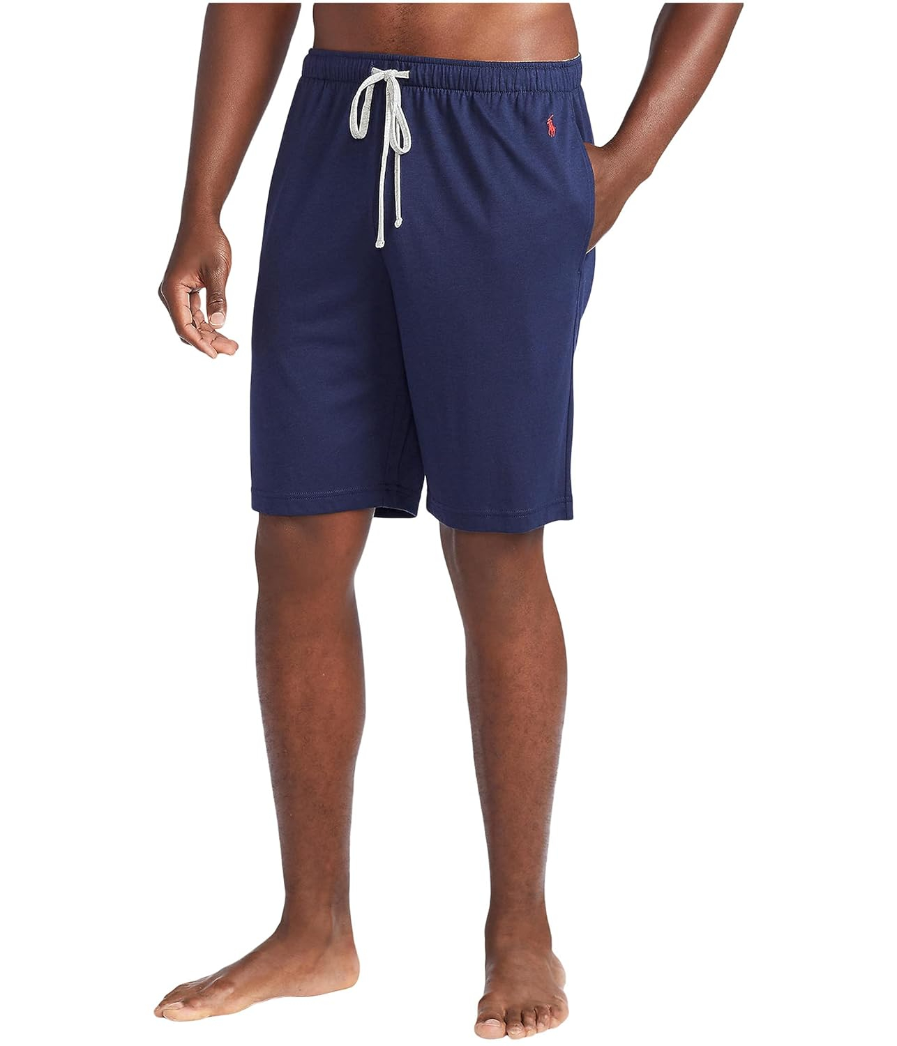 XL Navy Cotton-Modal Low Rise Sleep Shorts
