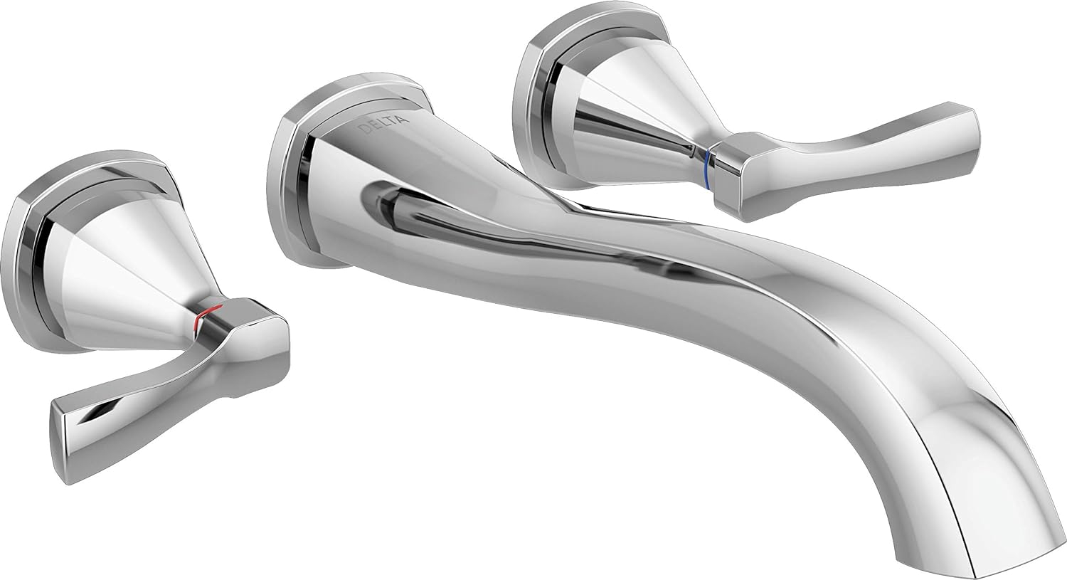 Stryke Double Handle Wall Mounted Tub Spout Trim
