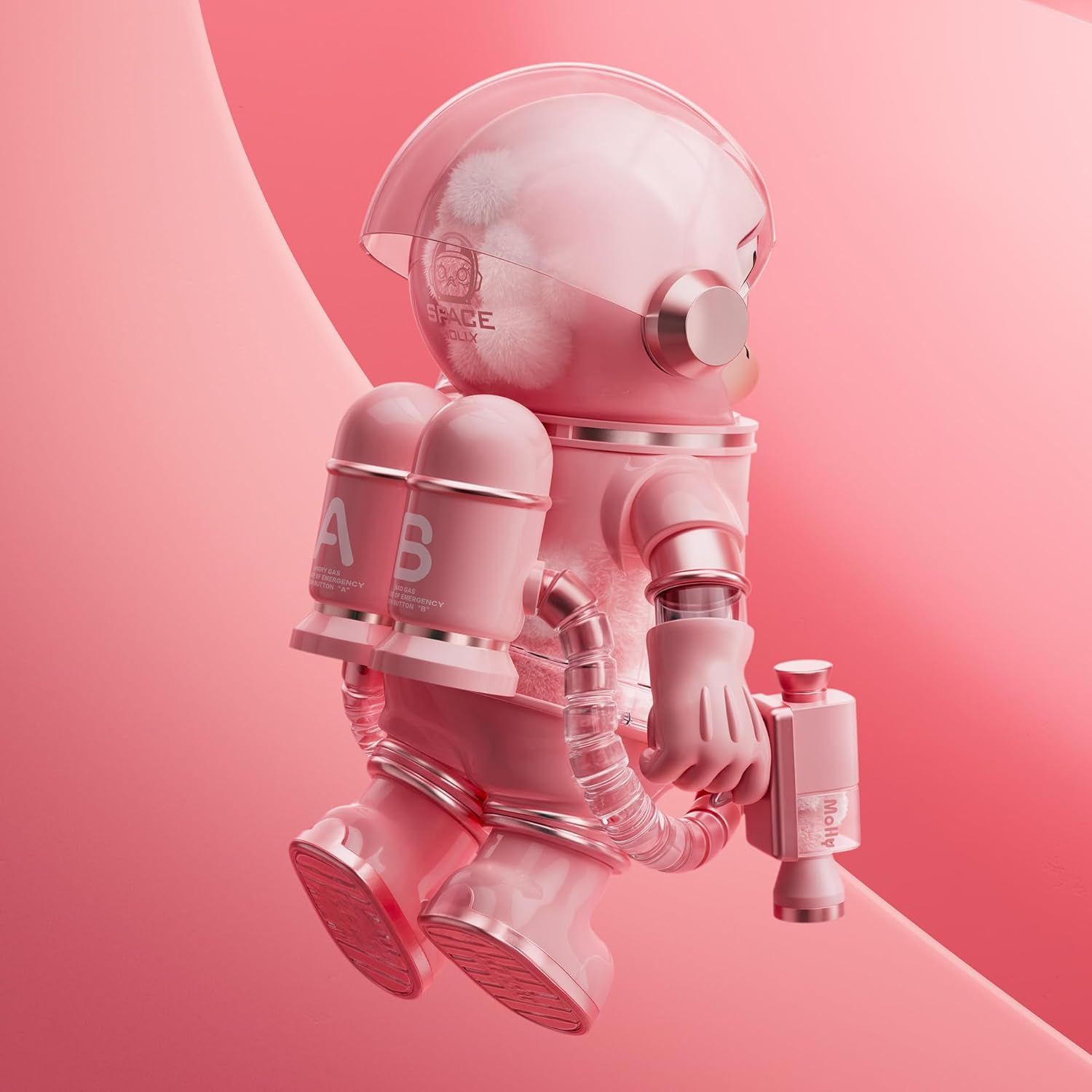 POP MART MEGA Space Molly 400% Smitten Love,11.61 Inch Height, Toys for Modern Home Décor, Collectible Art Toy