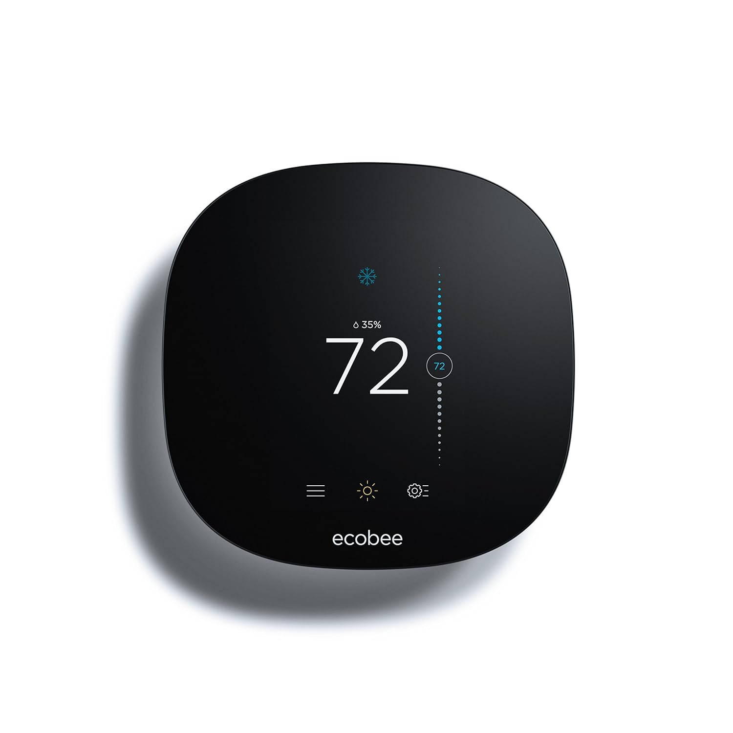 Ecobee Black Touchscreen Smart Wi-Fi Thermostat