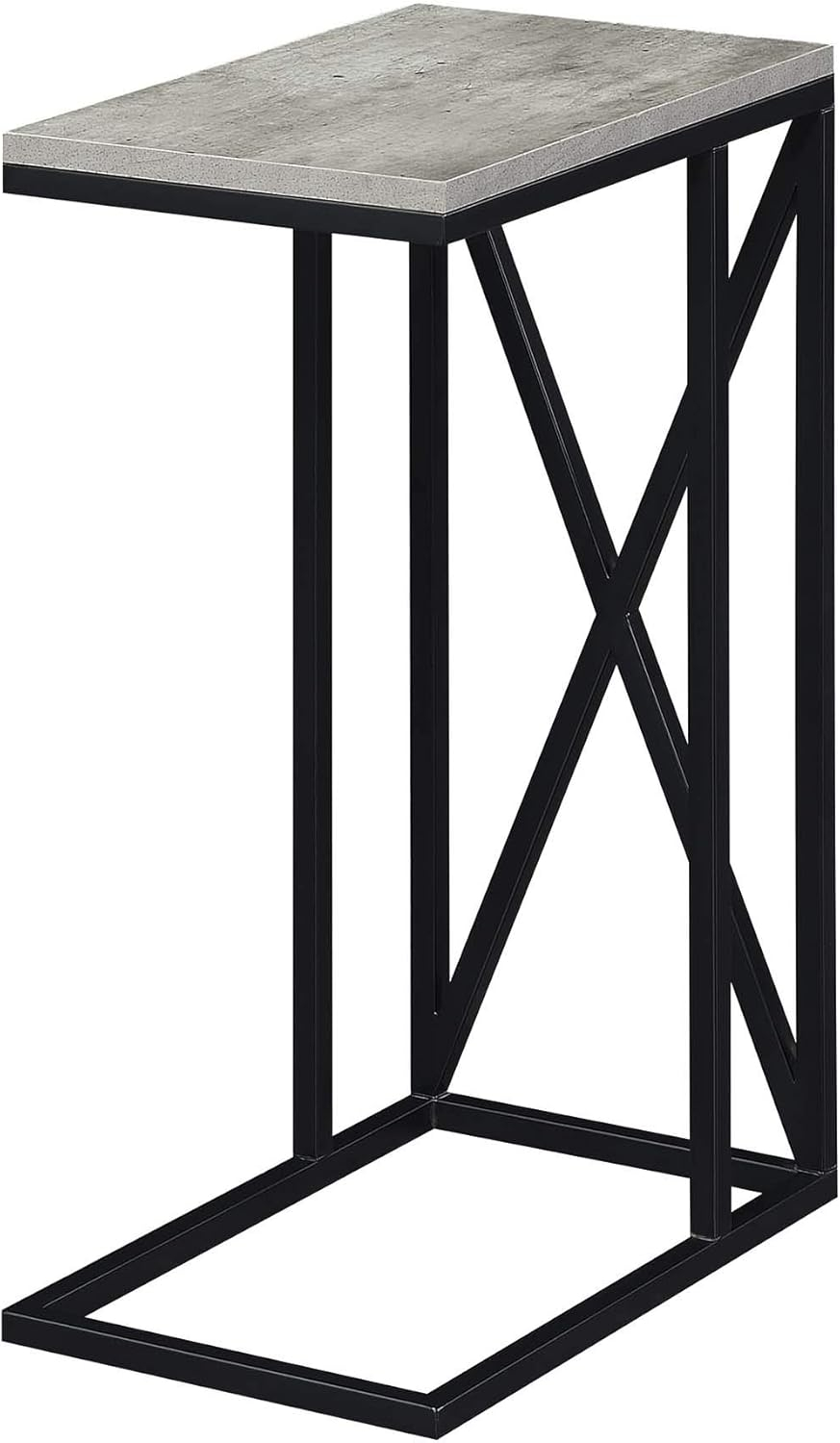 Convenience Concepts Tucson C End Table, Faux Birch/Black