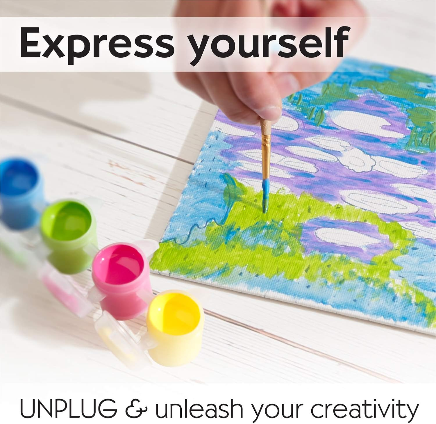 Claude Monet Water Lilies Paint by Number Kit with Acrylic Paints