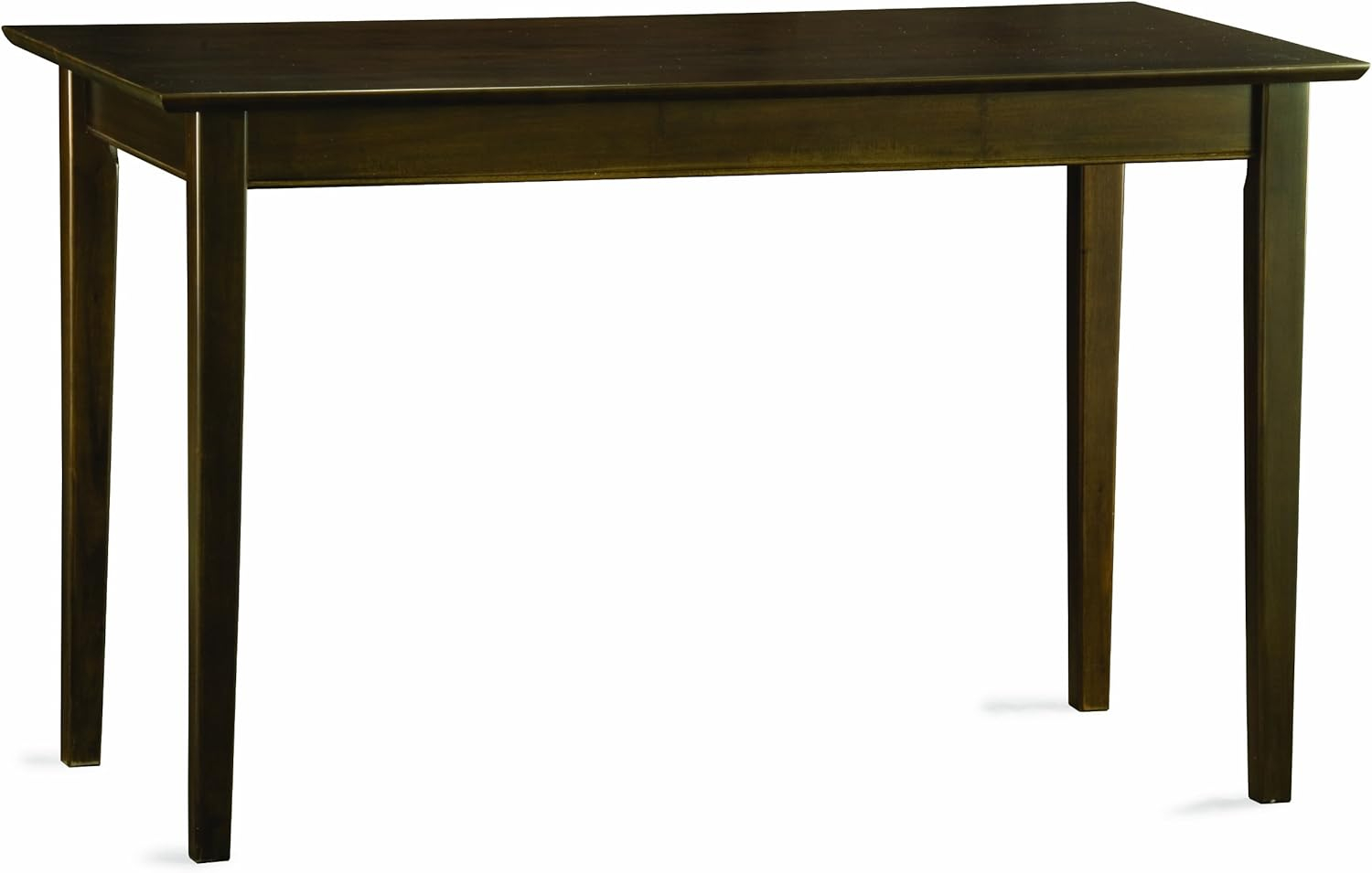 AFI 48" Solid Wood Shaker Design-Home Office, Laptop Computer Work Study Desk with USB Charger in Walnut