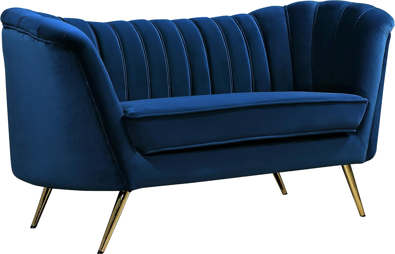 Meridian Furniture Inc Margo Velvet Loveseat