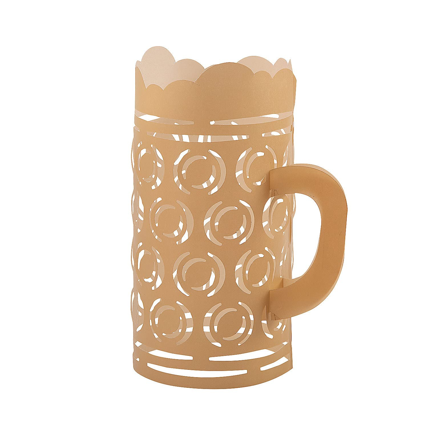 Fun Express Oktoberfest Luminary Beer Mugs, 12 Pieces
