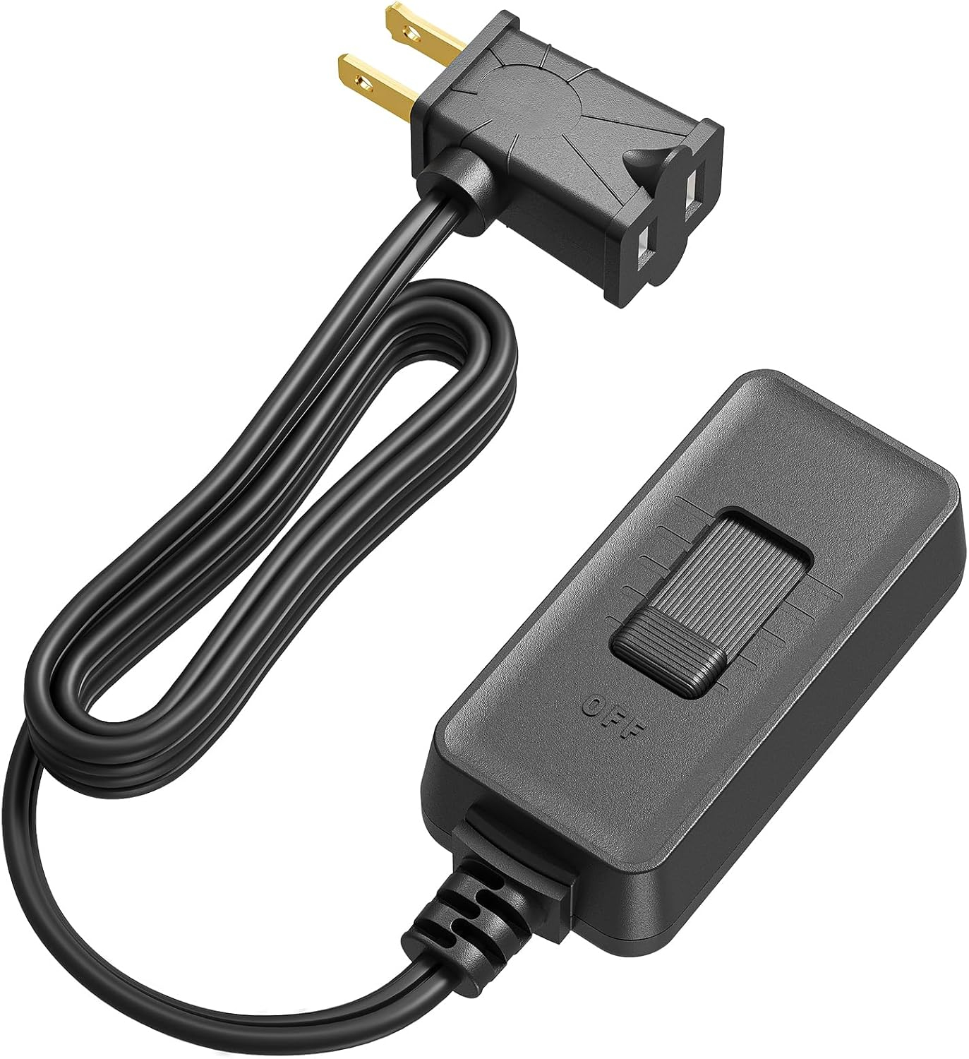 Black Full Range Slide Control Table Lamp Dimmer Switch