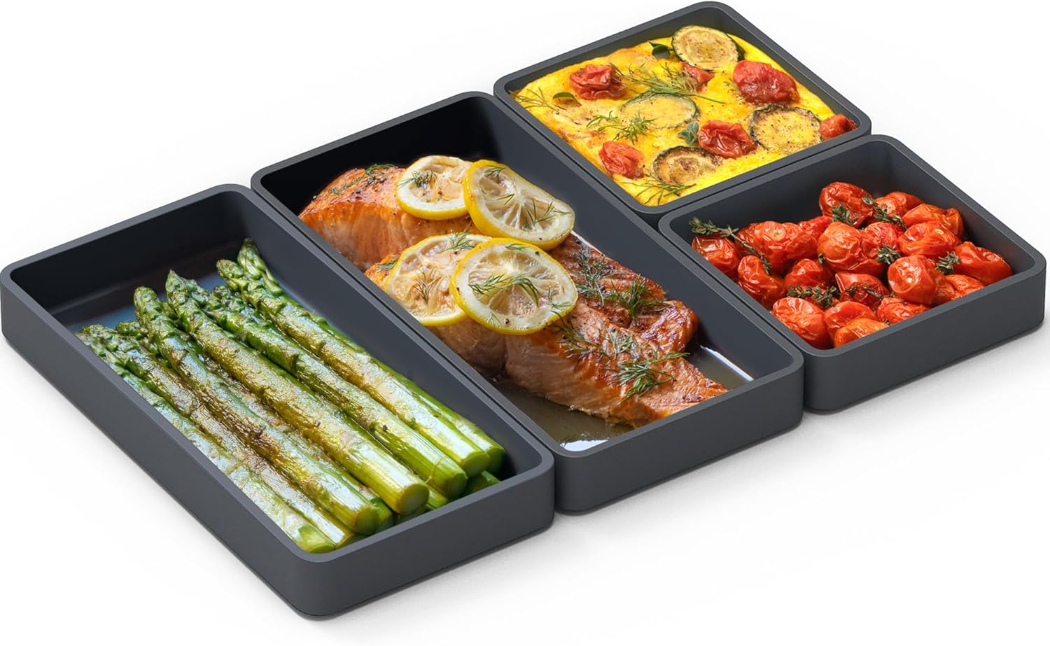Modular Non-Stick Silicone Sheet Pan Divider Set