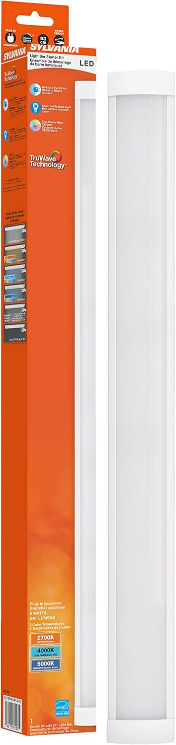 Sylvania 61854 - UNDCAB/0049TLSC6/12IN/WH Indoor Under Cabinet Cove LED Fixture