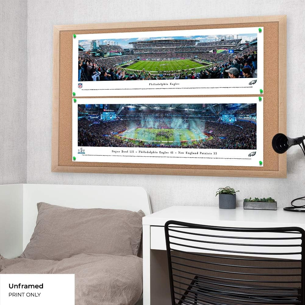 Super Bowl 2018 Champions, Philadelphia Eagles - NFL Panoramic Poster and Wall Décor by Blakeway Panoramas