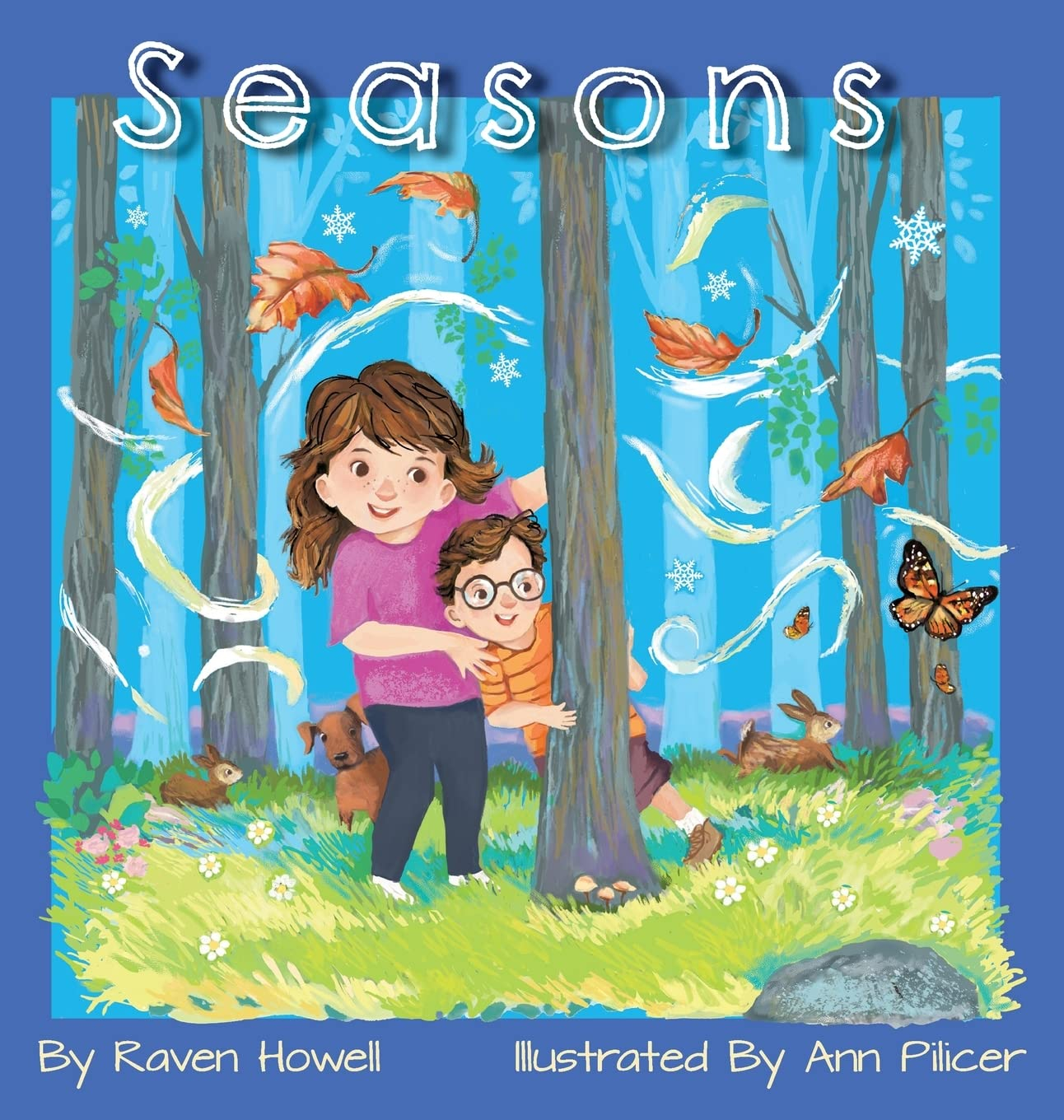 Seasons Illustrated Children's Book in English