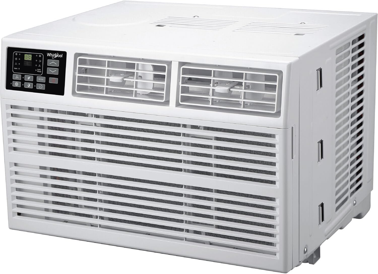 White 18,000 BTU Window Air Conditioner with Heater and Remote