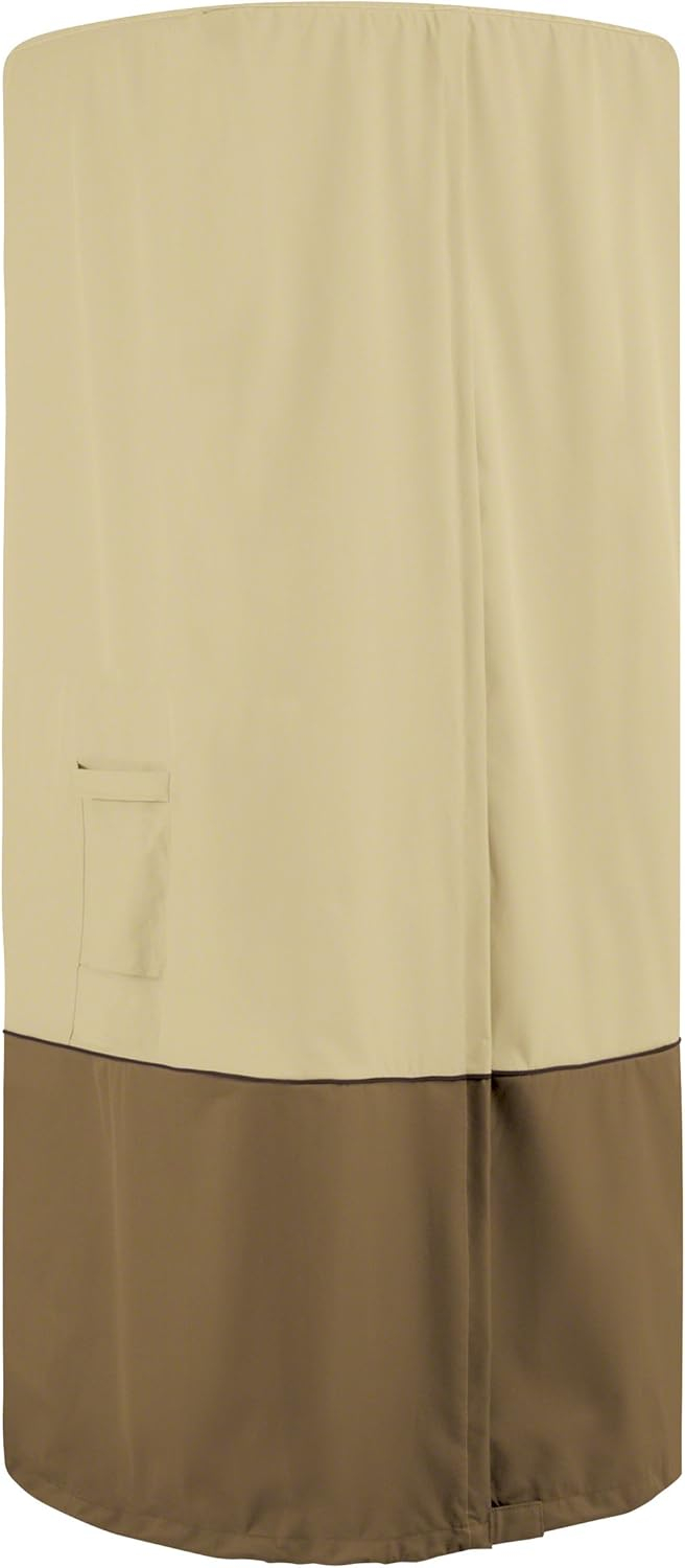Classic Accessories Veranda™ Calentador de Patio Redondo con Cubierta de Mesa - Cubierta Exterior Resistente Al Agua (55-995-015101-00)
