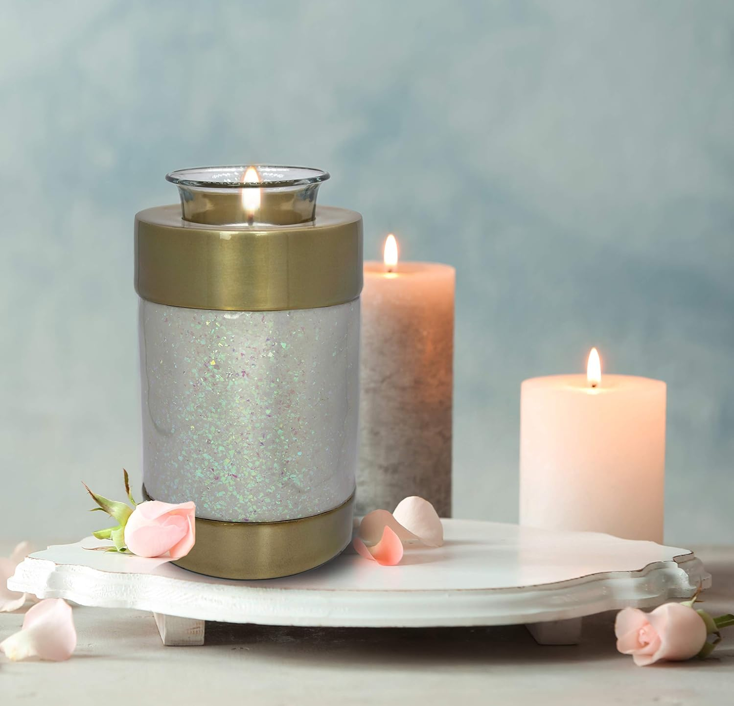 Prismatic Shimmering Light Sparkly Cremation Urns for Human Ashes Adult Urns for Cremation Ashes Urns for Adult Cremation Ashes Urns for Ashes Cremation Urns for Human Ashes Large