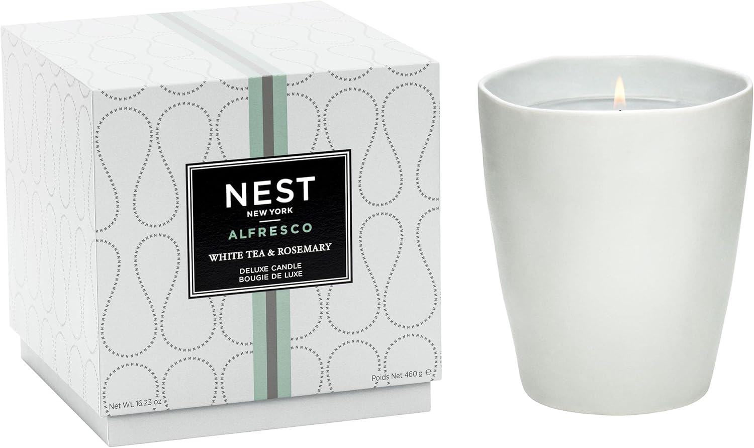 Nest Fragrances White Tea And Rosemary Alfresco Multi-wick Trough Candle