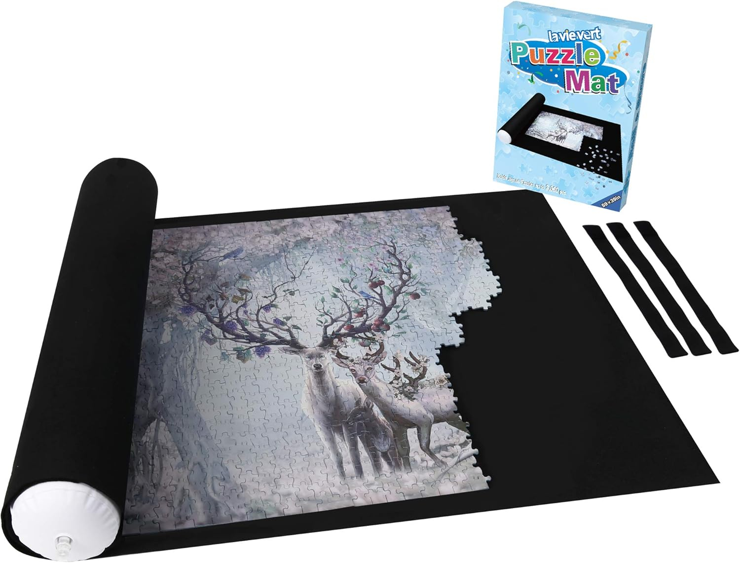 Lavievert Giant Felt Mat for Puzzle Storage Puzzle Saver, Jigsaw Puzzle Roll Mat for up to 3000-piece Puzzles