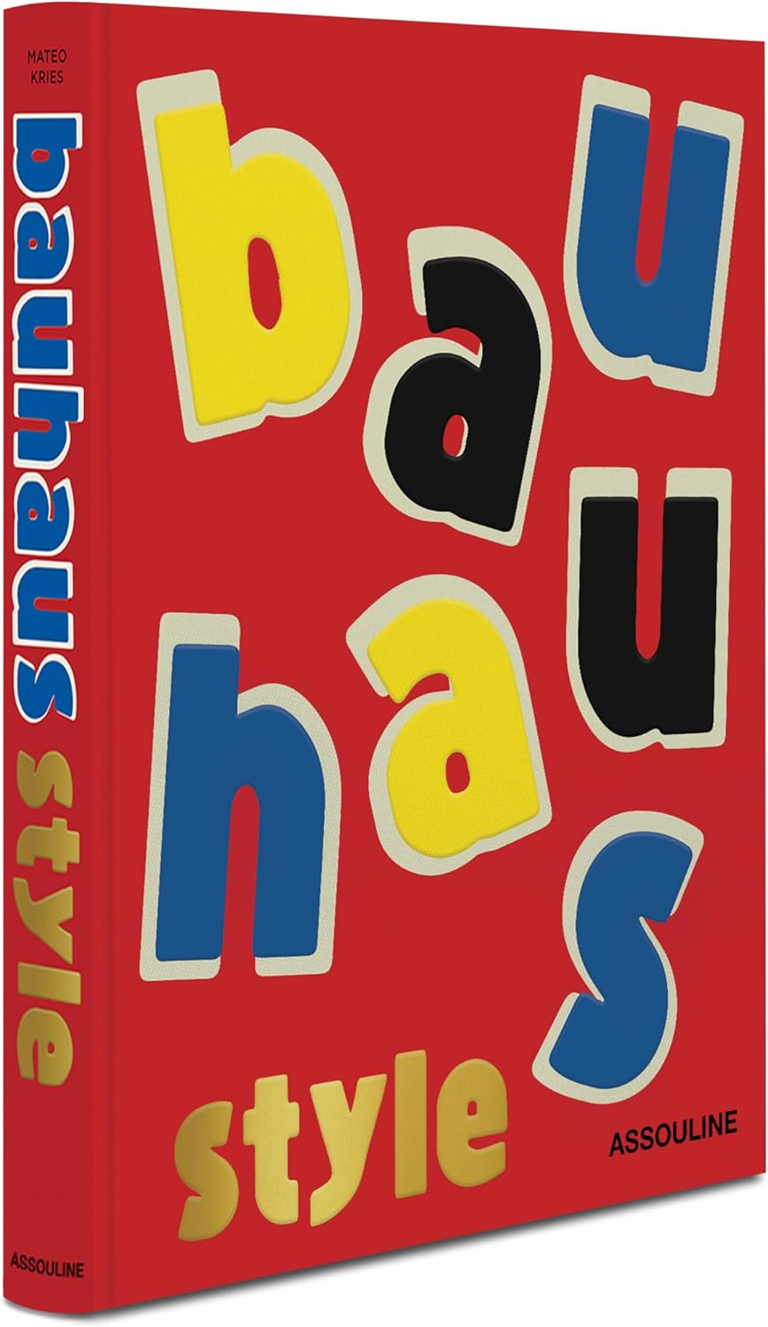 Bauhaus Style Red Hardcover Architecture Book