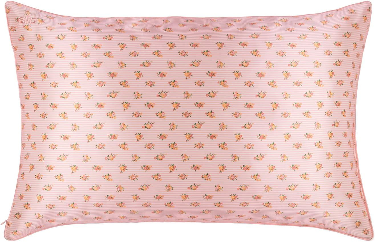 slip The Original Queen Pure Silk Pillow Case - 100% Pure 22 Momme Mulberry Silk - Queen Size Standard Pillow Case - Anti-Aging, Anti-BedHead, Anti-Sleep Crease, Petal (20" x 30")