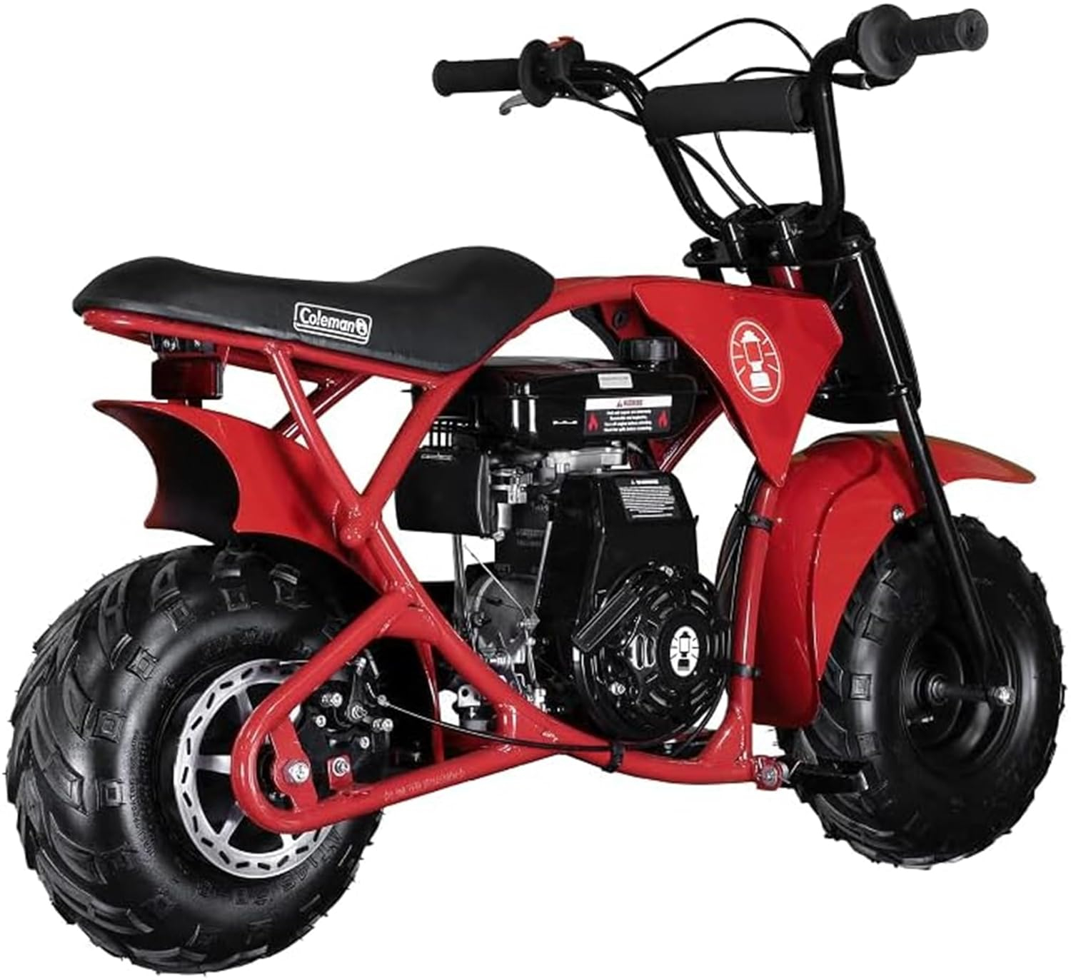 Coleman Powersports B100 105cc Gas Powered Mini Bike, 22 MPH, Red