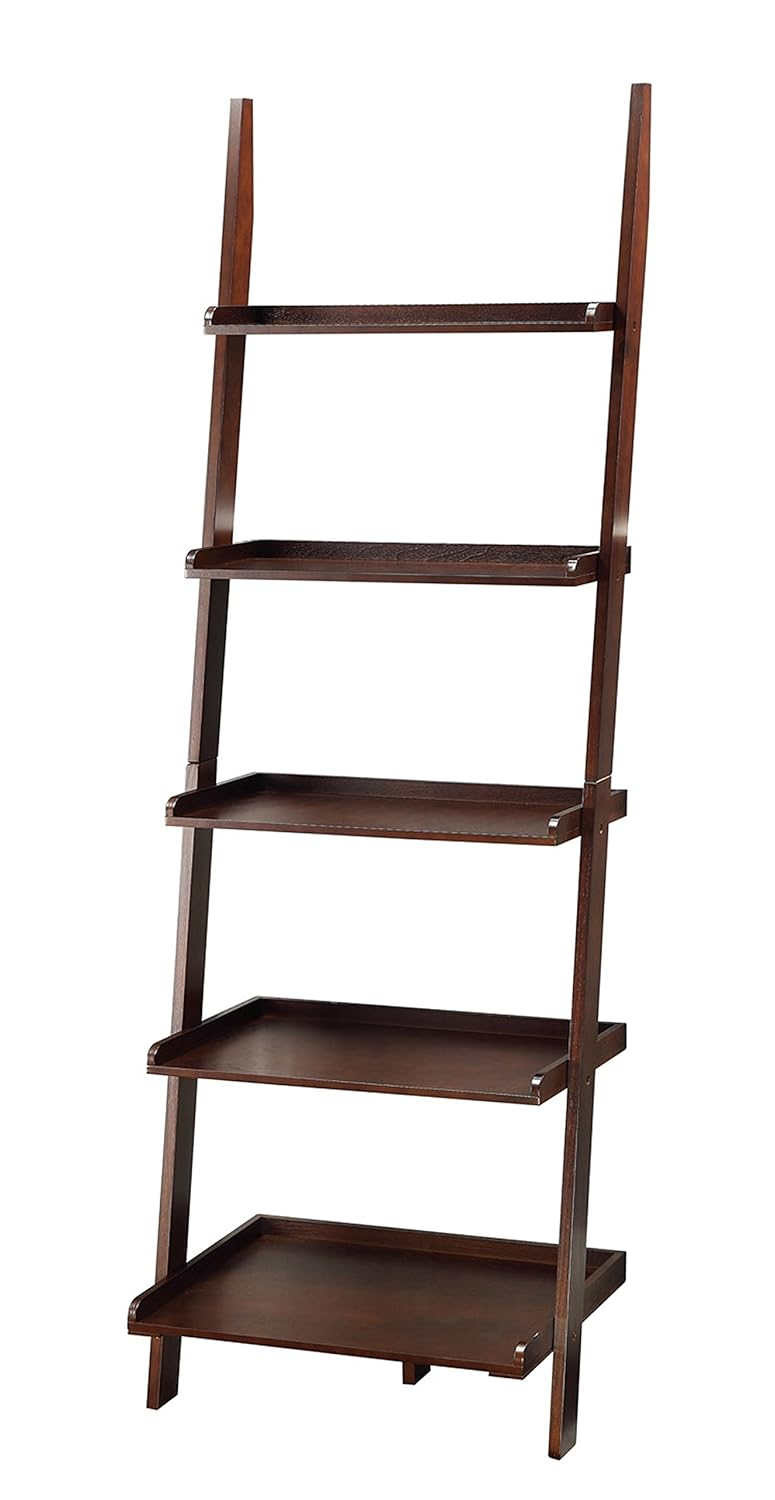 Latitude Run® 72" American Heritage Bookshelf Ladder