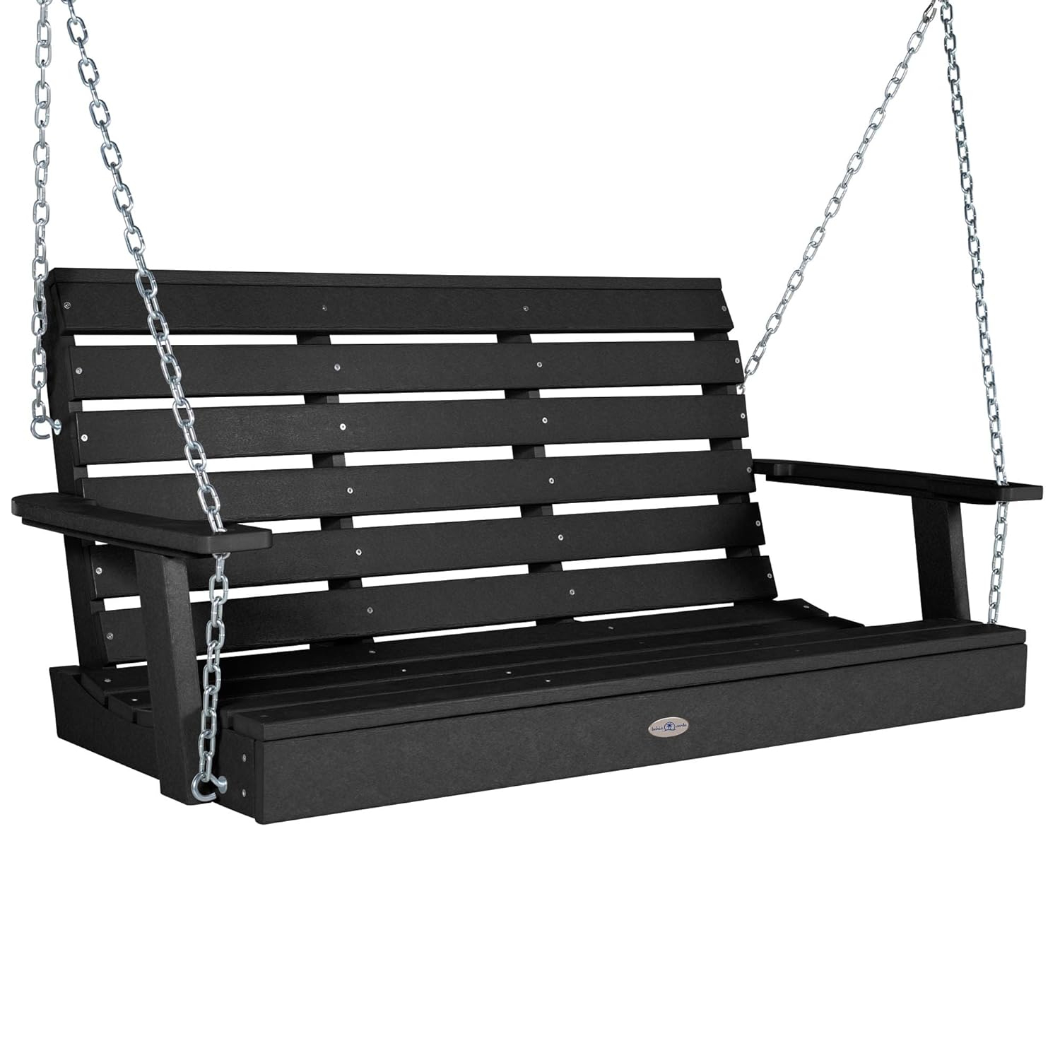 Bahia Verde Outdoor S Riverside Porch Swing 4ft Black Sand